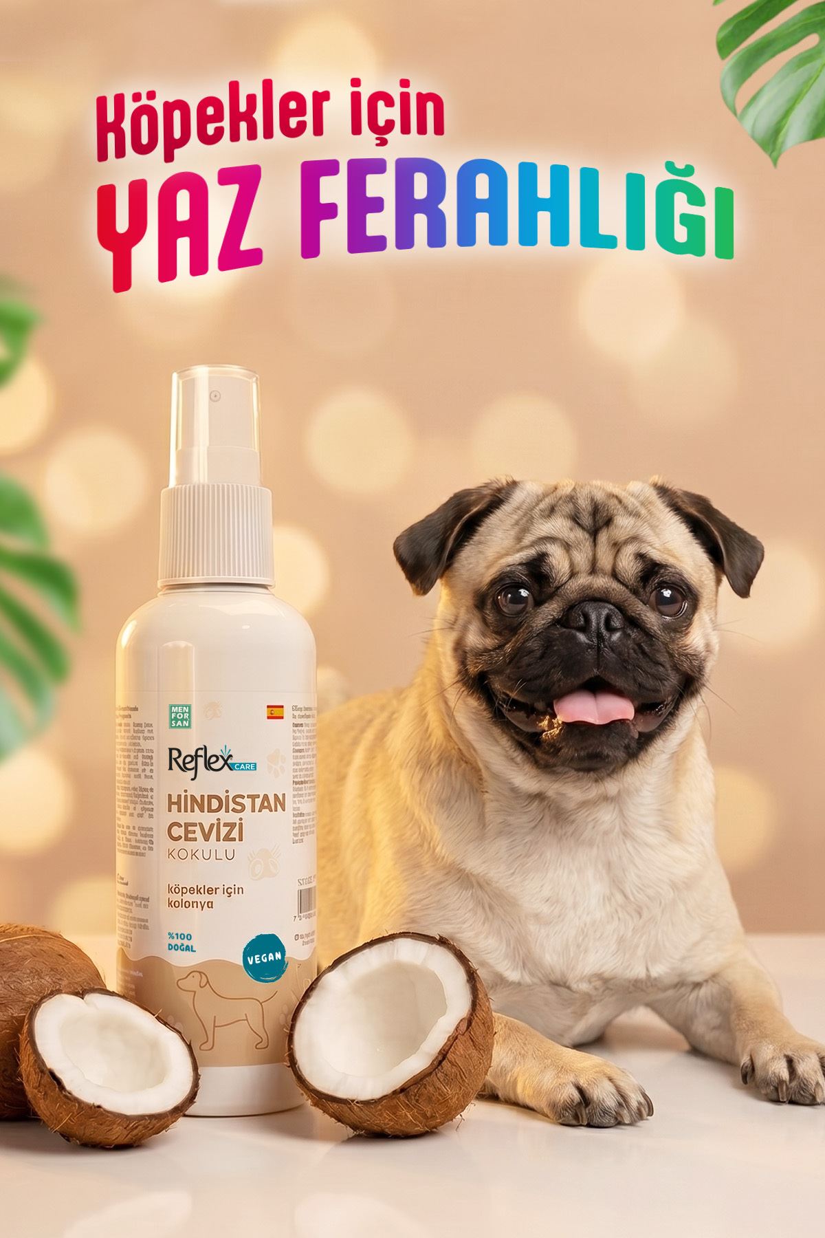 Reflex Care Hindistan Cevizi Kokulu Köpek Kolonyası 125 ml