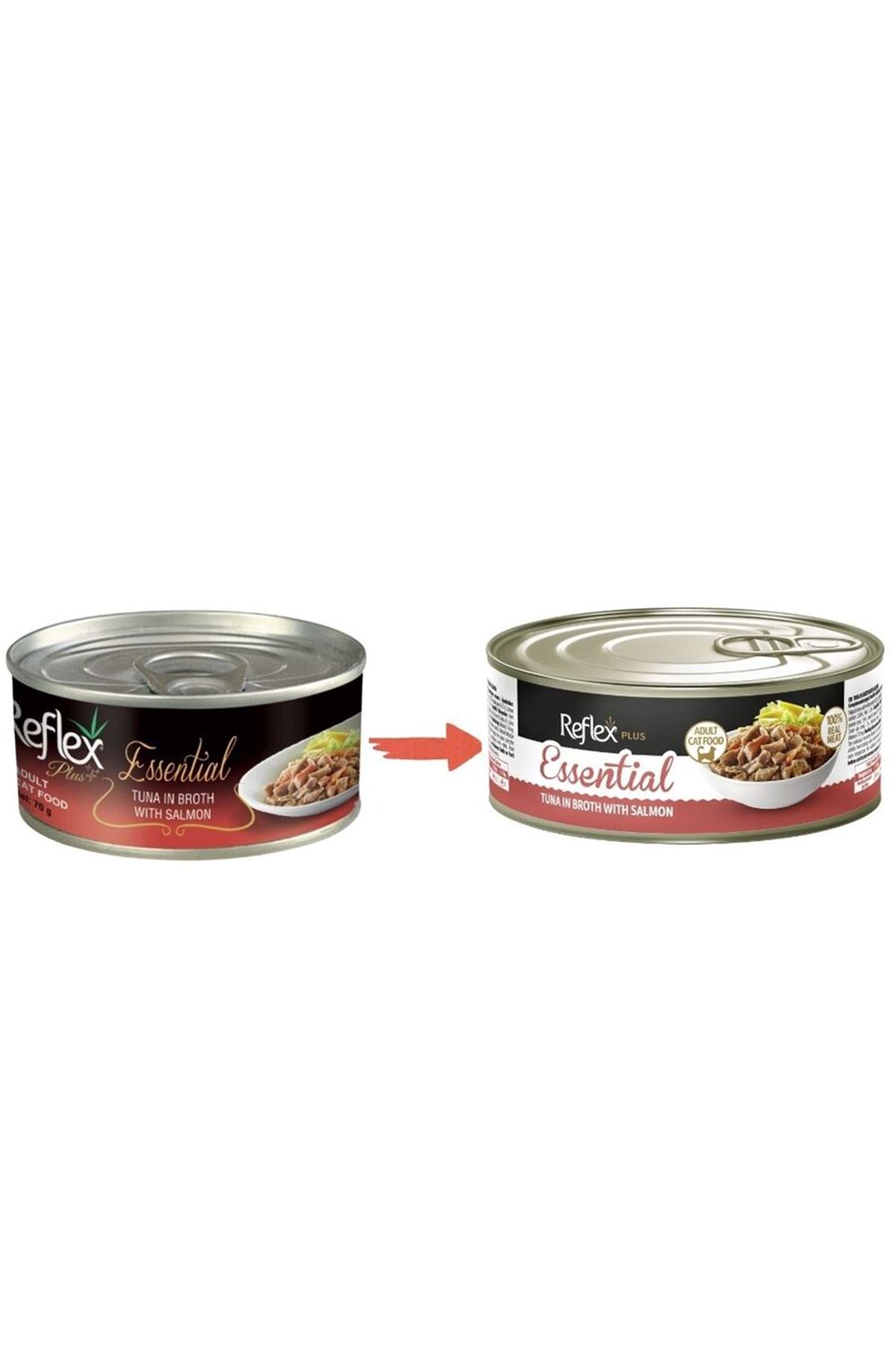 Reflex Plus Kedi Yaş Maması Somon, Ton Balıklı 70G