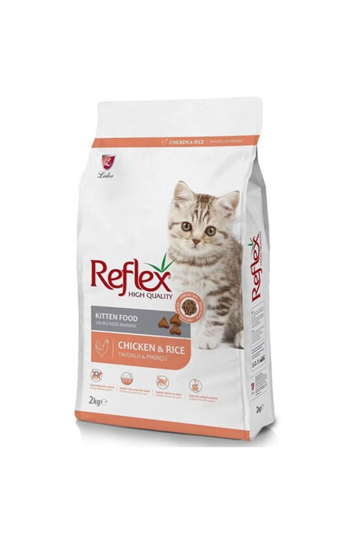 Reflex Yavru Kedi Maması Tavuklu Ve Prinçli 2 Kg