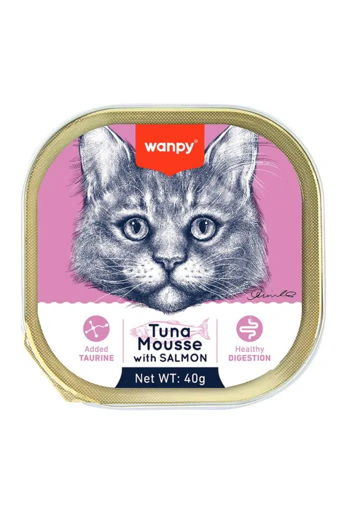 Wanpy Alutray Kedi Yaş Mama Ton Balık Somonlu 40 G