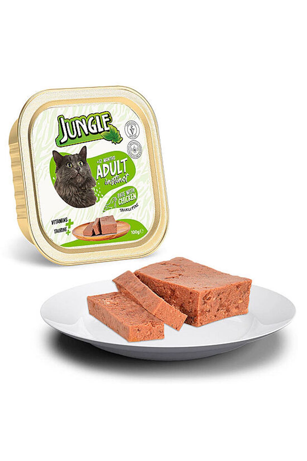 Jungle Kedi Yaş Maması Tavuklu 100 G
