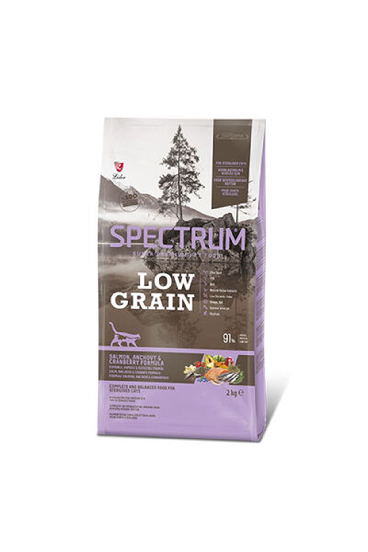 Spectrum Kısır Kedi Maması Somon Ve Hamsi 2 Kg