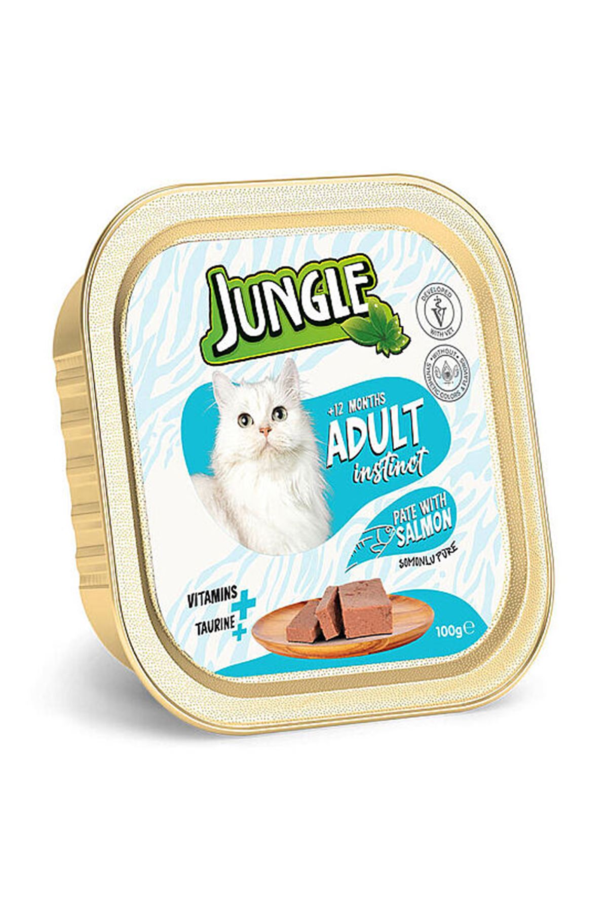 Jungle Kedi Yaş Maması Balıklı 100 G