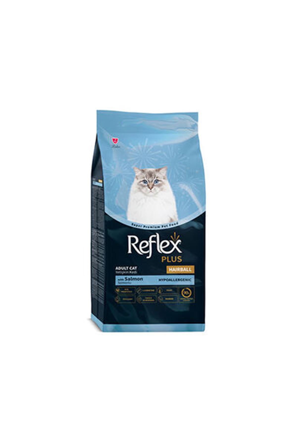 Reflex Plus Kedi Maması Hairball Somonlu 1.5 Kg