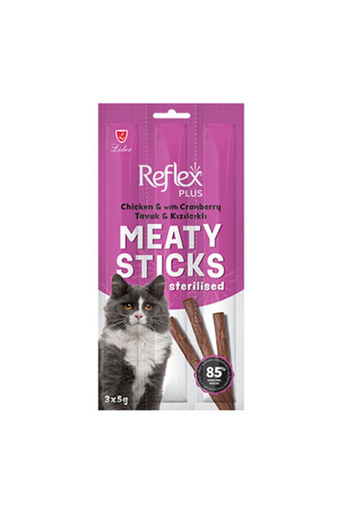Reflex Plus Kısır Kedi Ödül Maması Tavuklu 15 G