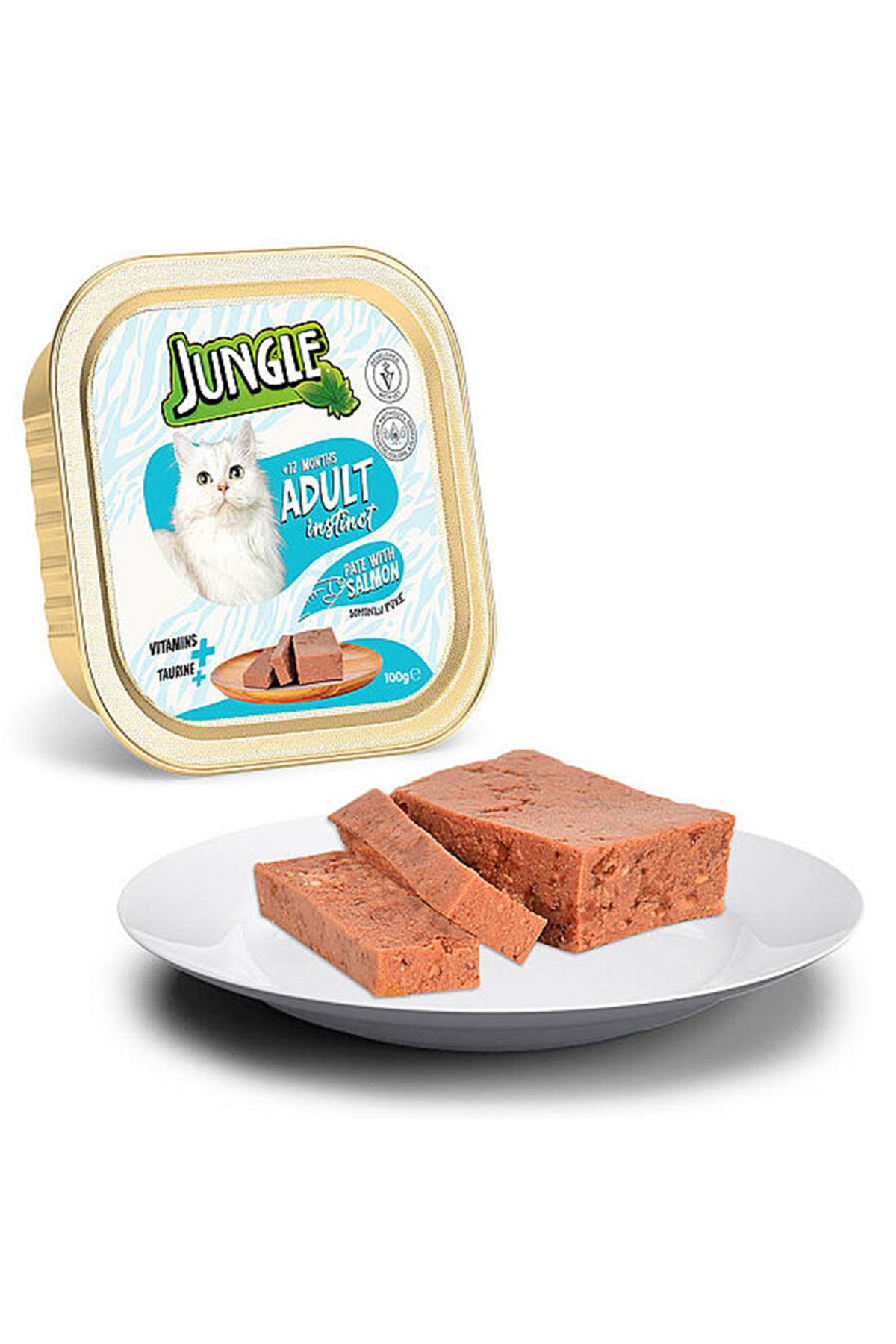 Jungle Kedi Yaş Maması Balıklı 100 G
