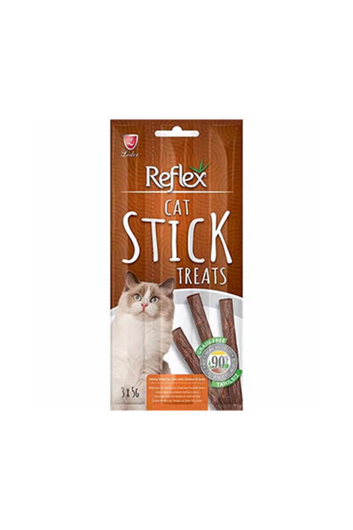 Reflex Plus Kedi Ödül Stick Tavuk,Ördek 3'Lü 15 G
