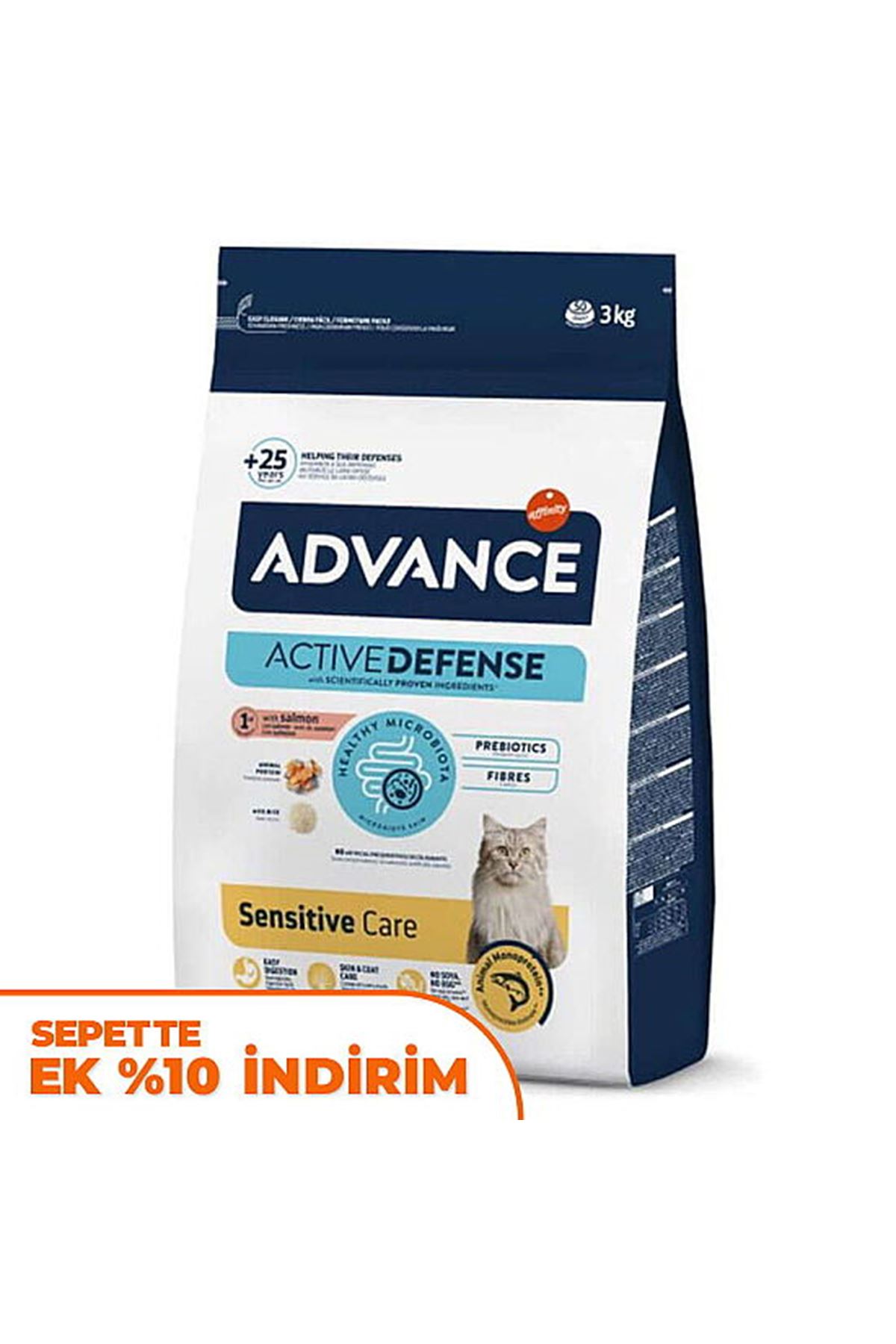 Advance Kedi Maması Sensitive Somonlu 3 Kg