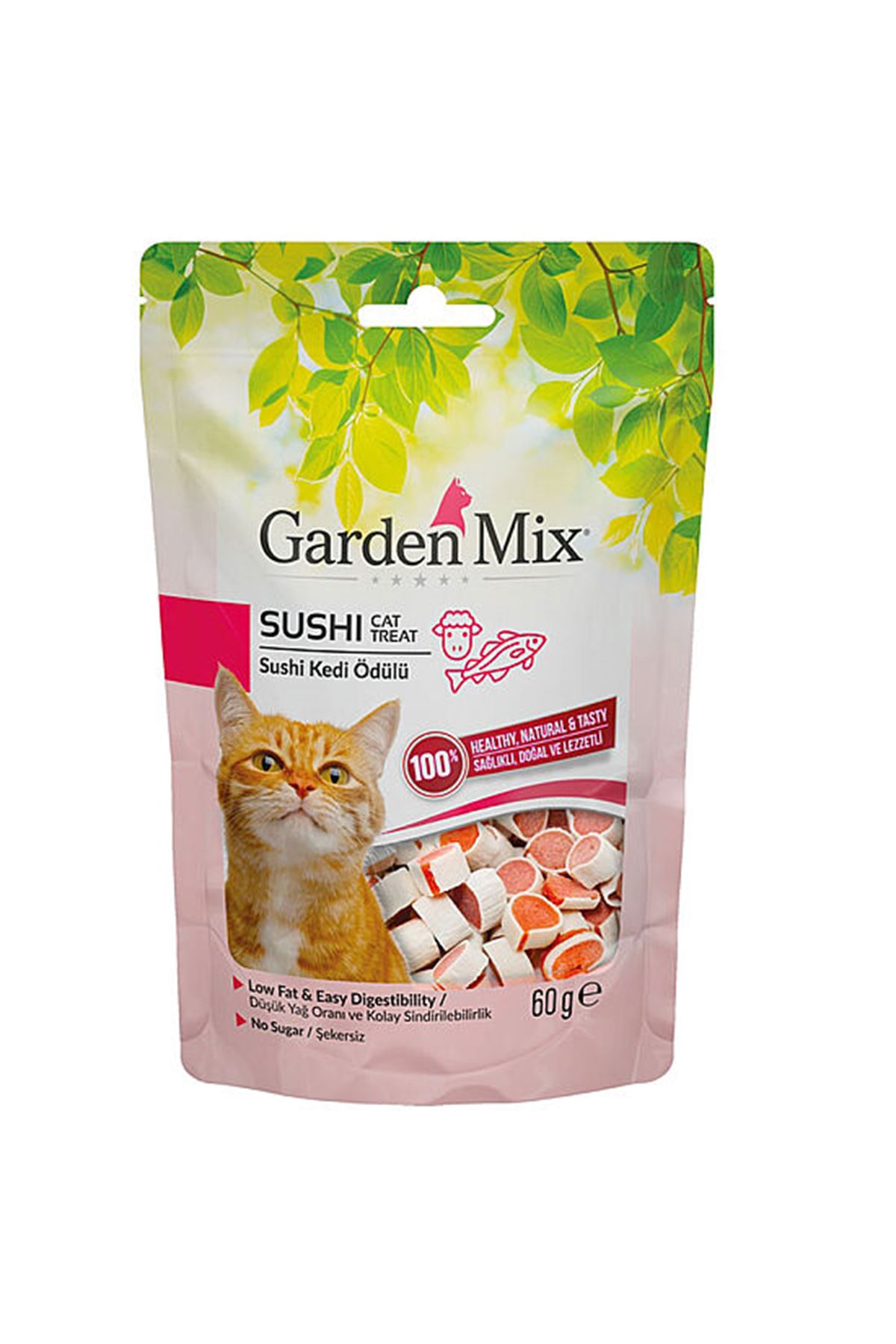 Garden Mix Kedi Ödül Maması Kuzulu Sushi 60 G