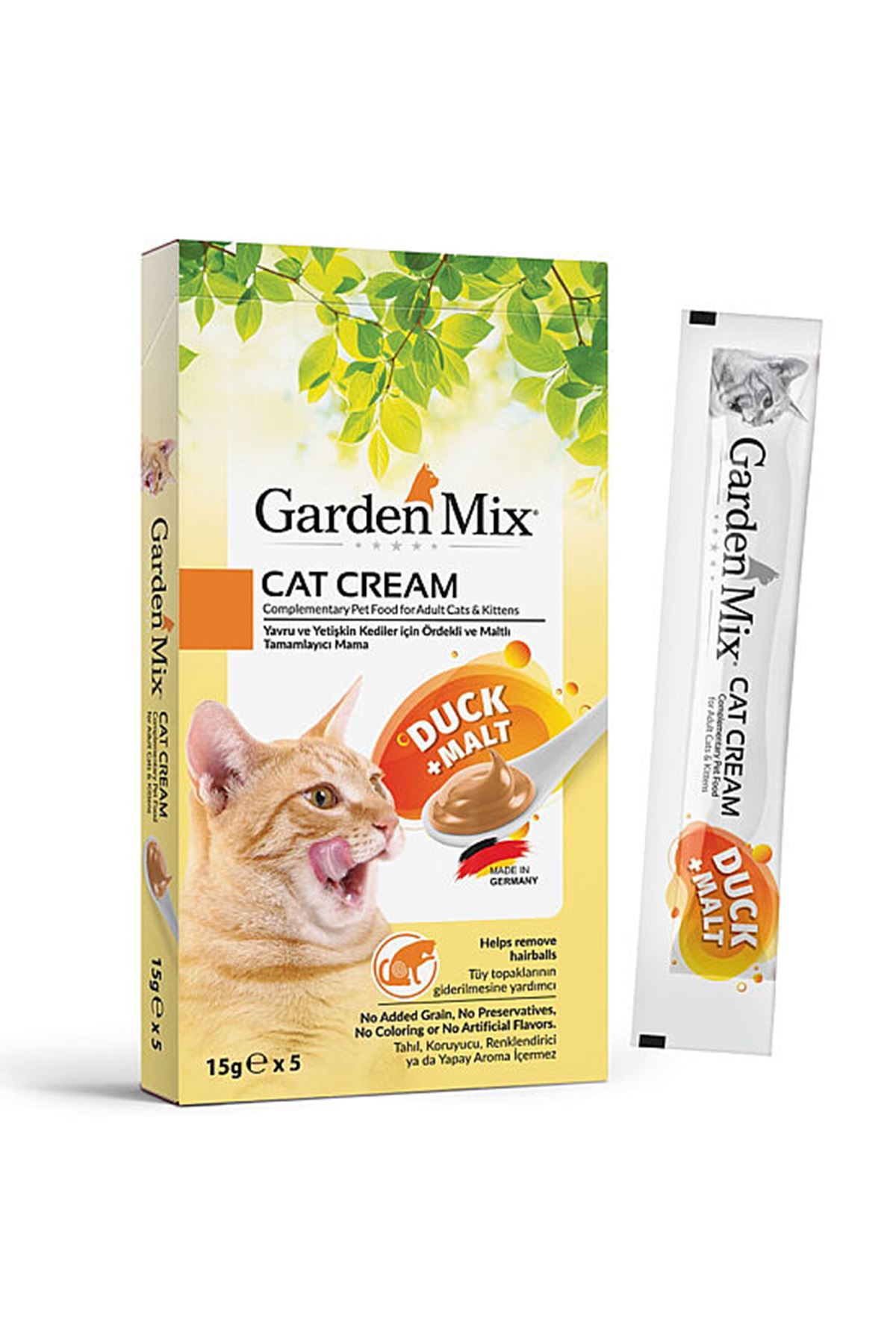 Garden Mix Kedi Ödül Maması Ördek Malt 5*15 G