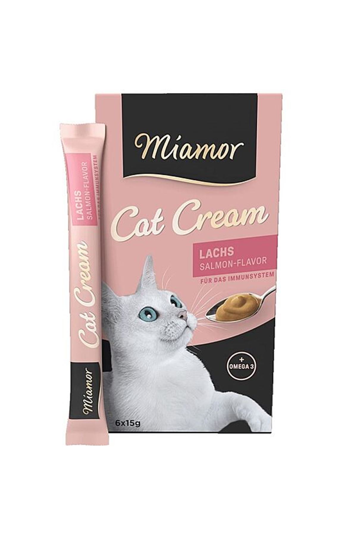 Miamor Cream Kedi Ödül Maması Somonlu 6*15 G