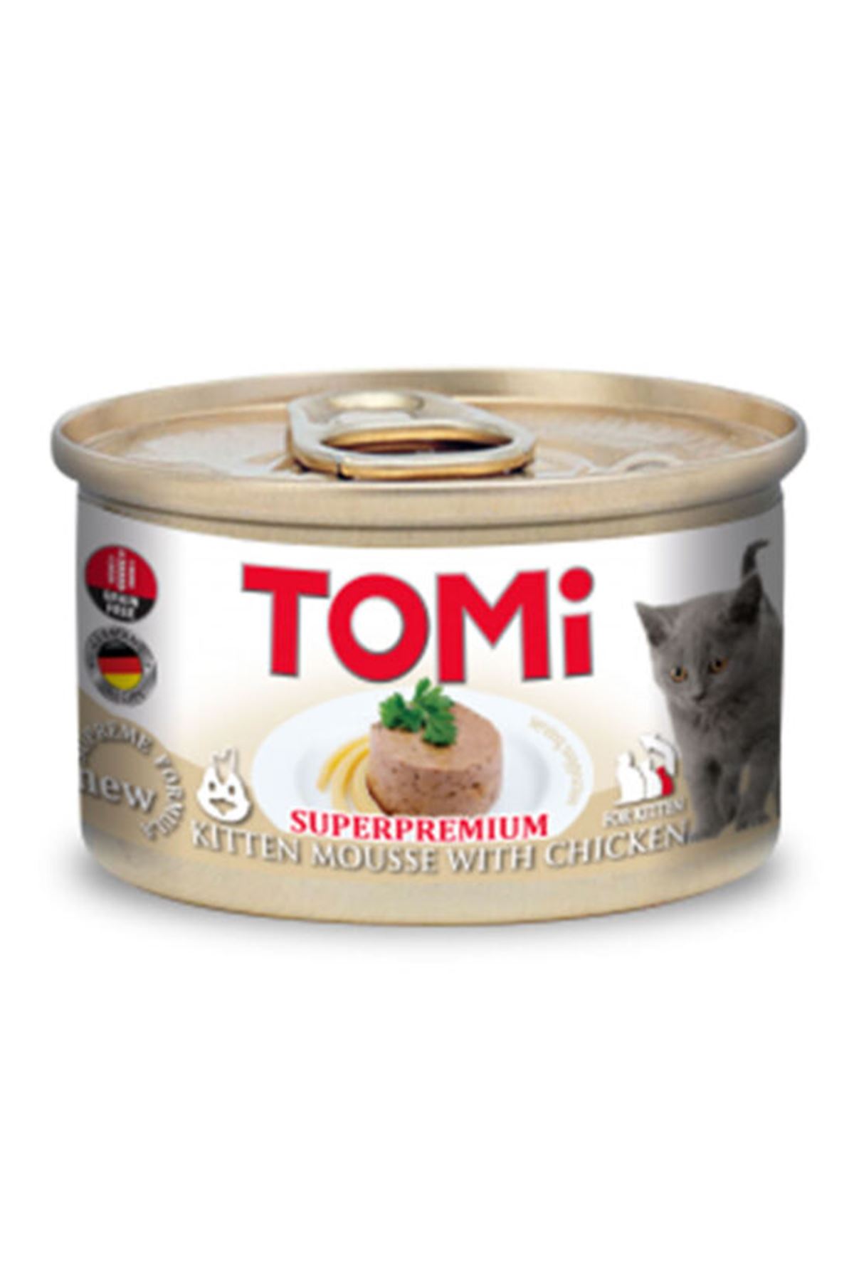 Tomi Yavru Kedi Yaş Maması Tavuklu 85 G