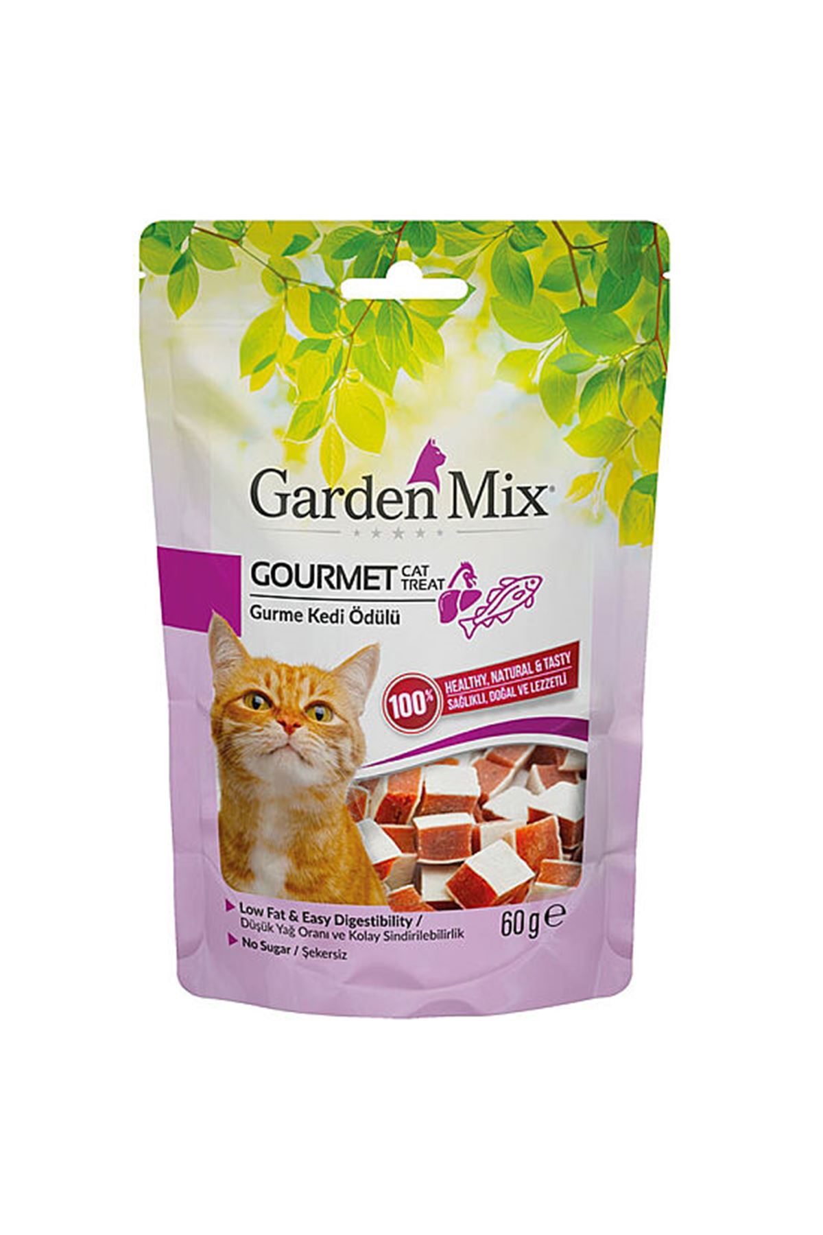 Garden Mix Kedi Ödül Gurme Tavuklu Ve Balıklı 60 G
