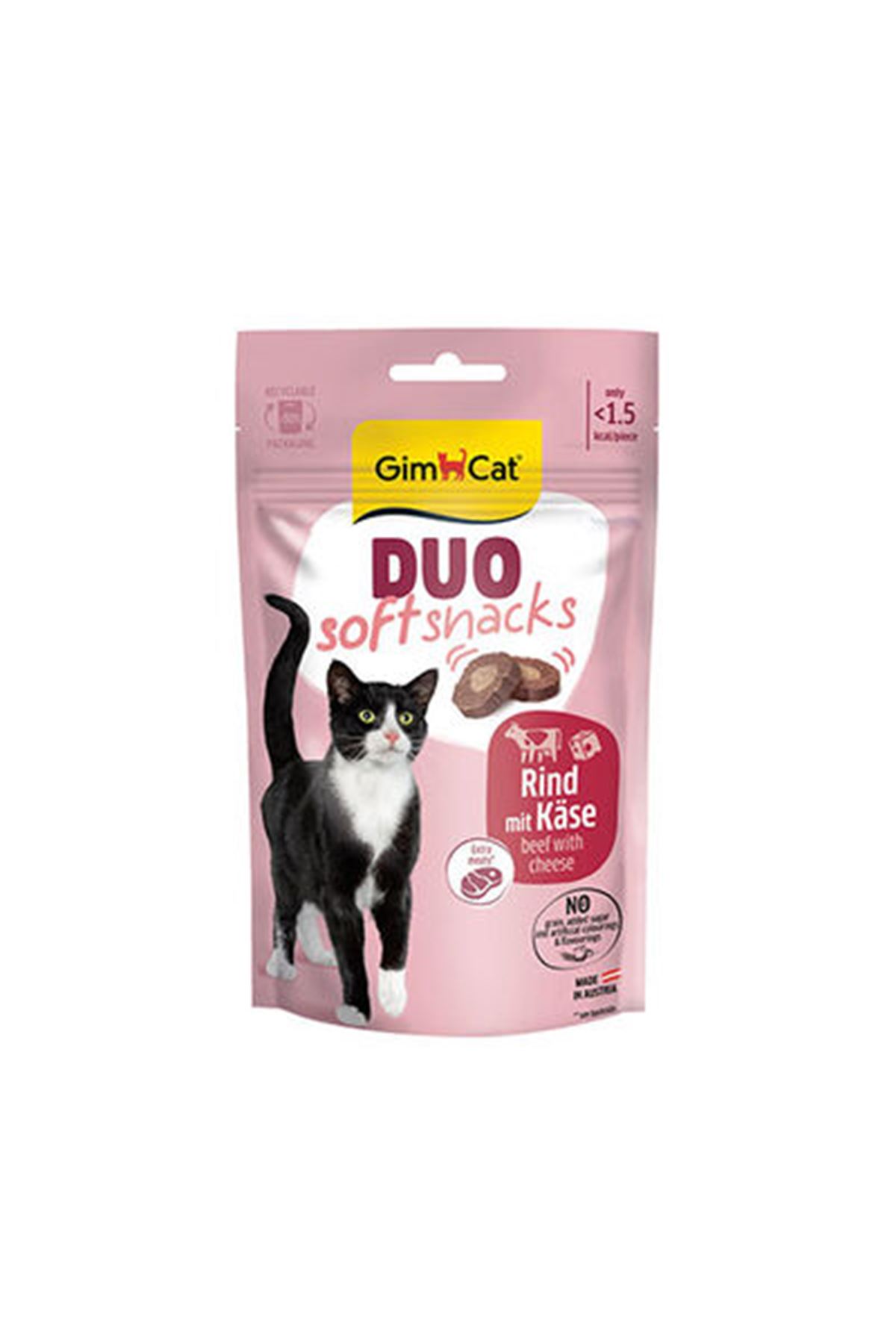 GimCat Kedi Ödül Maması Sığır Etli Ve Peynirli 50G