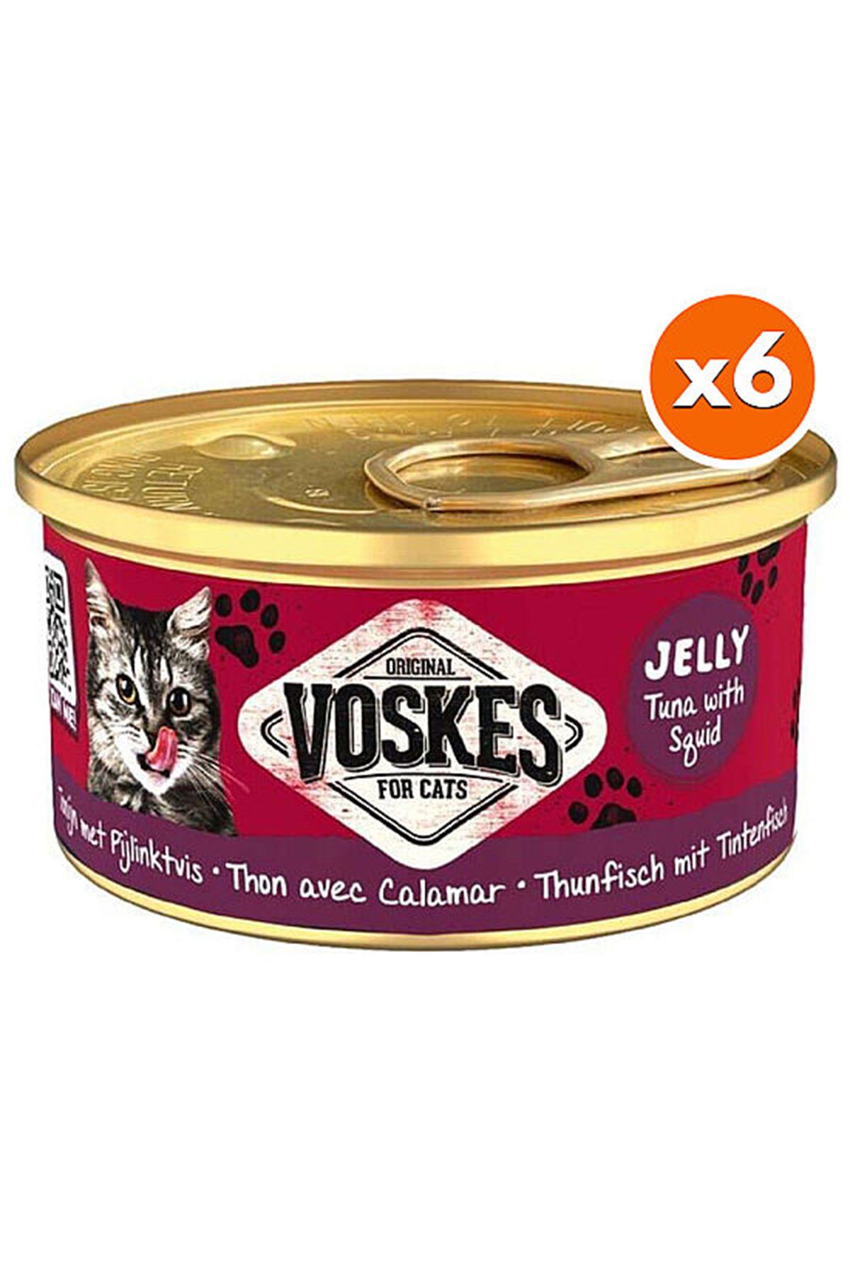 Voskes Kedi Yaş Maması Ton Balık Ve Kalamarlı 85 G