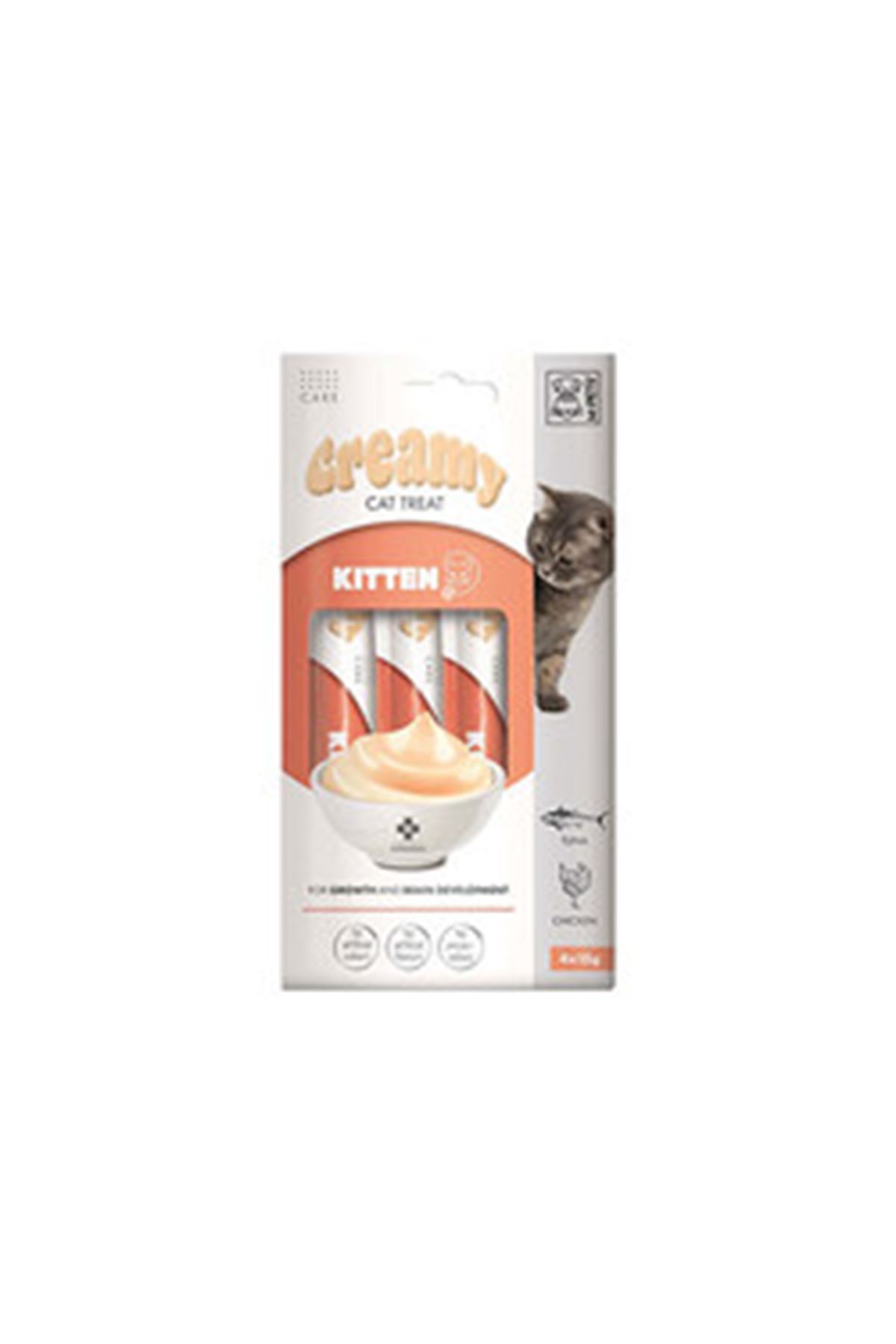 M-Pets Yavru Kedi Ödül Krema Fonksiyonel 4*15 G
