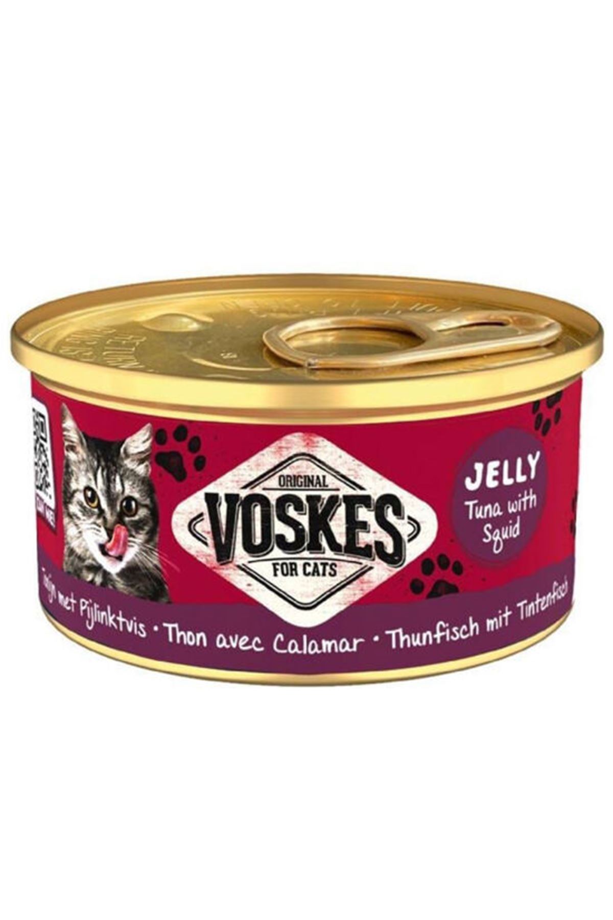 Voskes Kedi Yaş Maması Ton Balık Ve Kalamarlı 85 G
