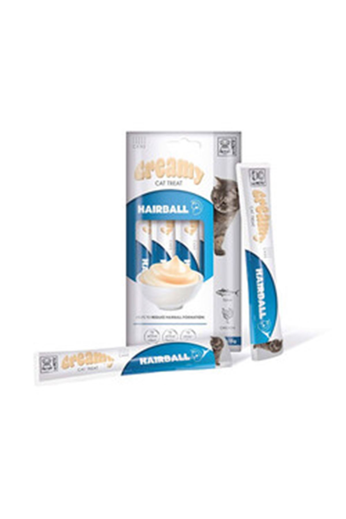 M-Pets Kedi Ödül Krema Tüy Yumağı Engel. 4*15 G