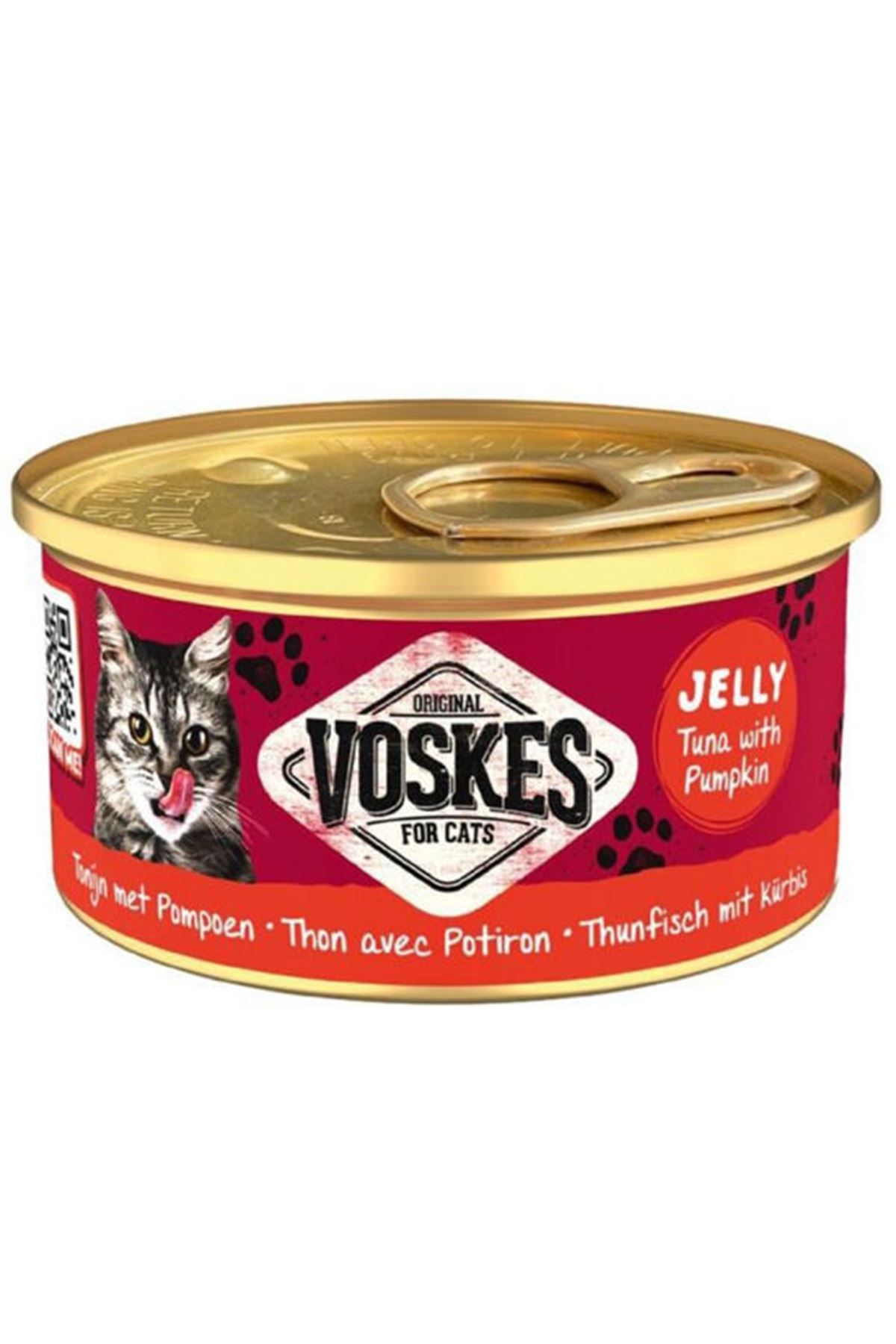 Voskes Kedi Yaş Maması Ton Balık, Bal Kabaklı 85 G