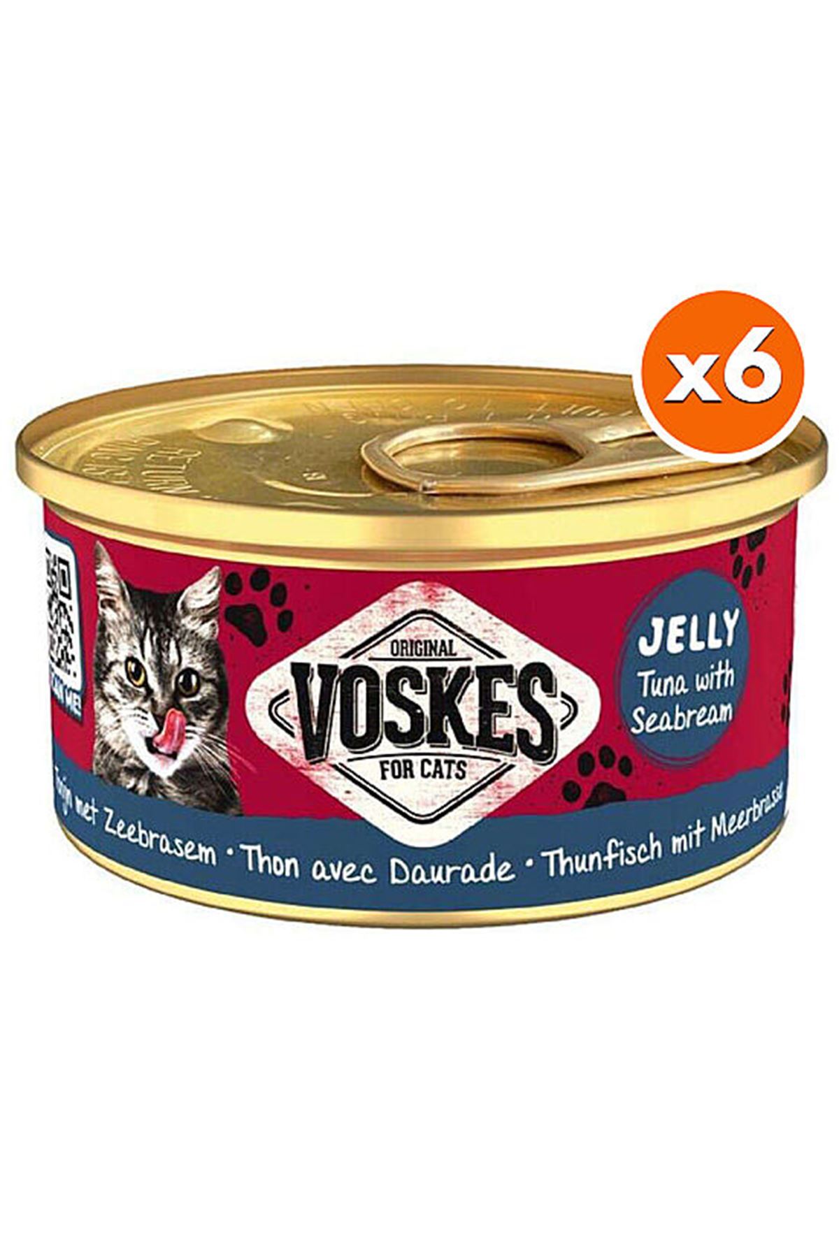 Voskes Kedi Yaş Maması Ton Balık Ve Çipuralı 85 G