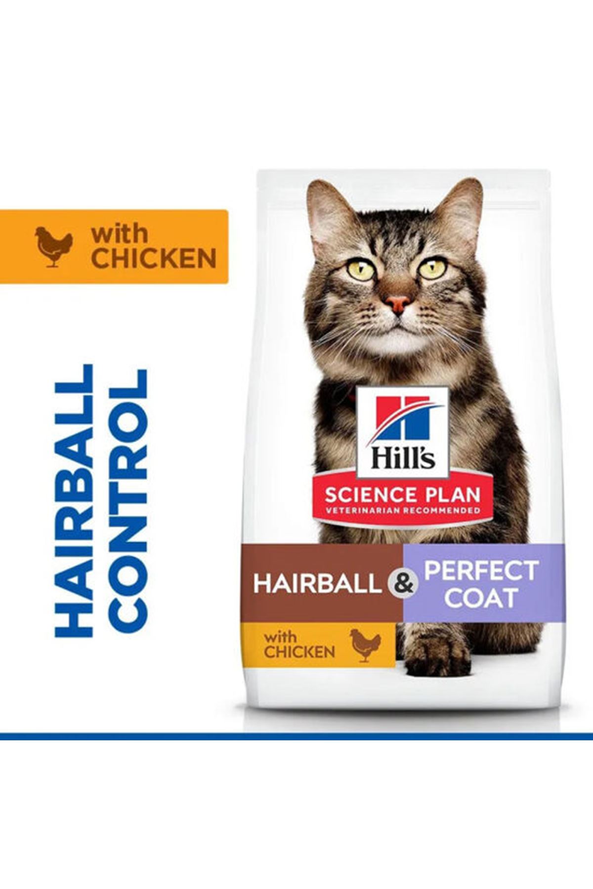 Hill's Kedi Maması Tavuklu Tüy Kontrol 1.5 Kg+Malt
