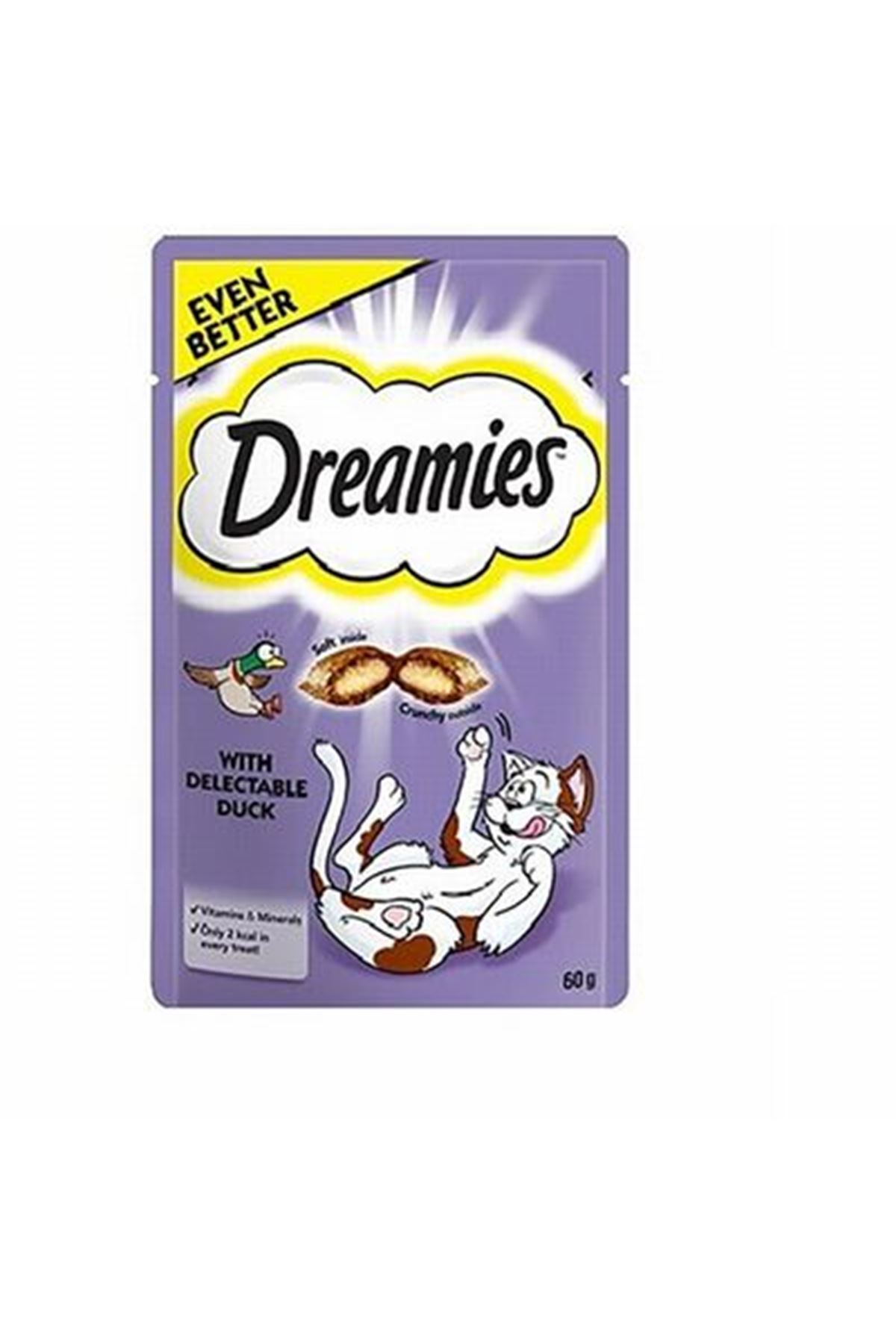 Dreamies Kedi Ödül Maması Ördekli 60 G