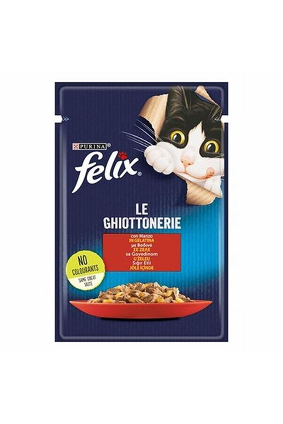 Felix Kedi Yaş Maması Biftekli 85 G