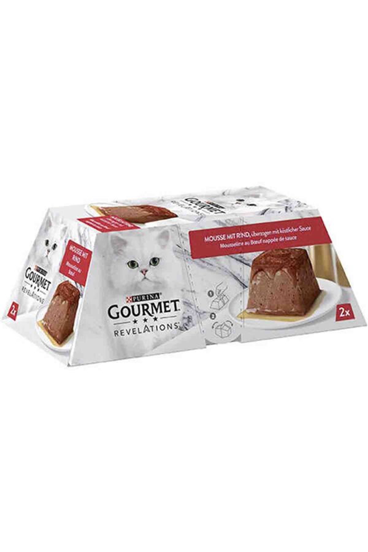 Gourmet Revelations Kedi Maması Biftekli 2'Li 57 G