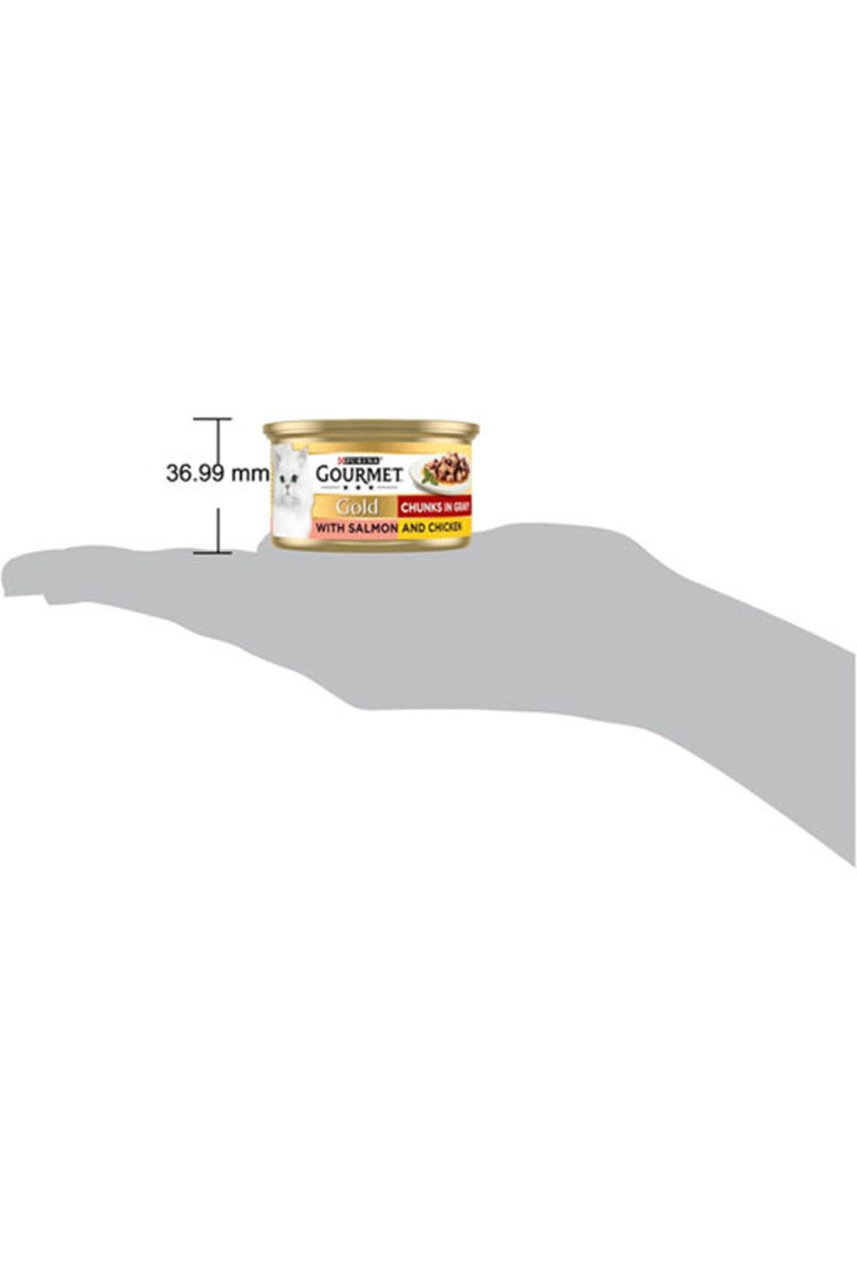 Gourmet Gold Kedi Yaş Maması Somon ve Tavuklu 85 G
