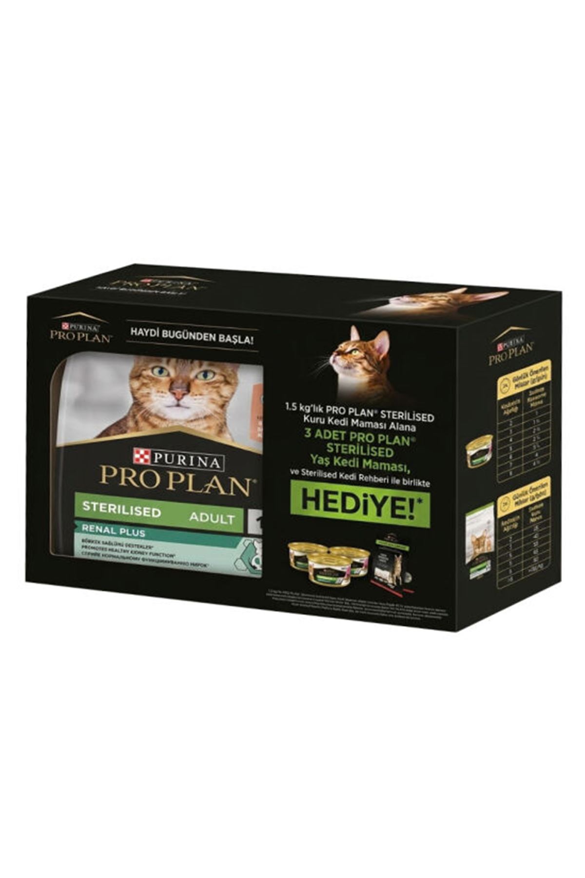 Proplan Kısır Kedi Maması Somonlu 1.5 Kg + Hediye