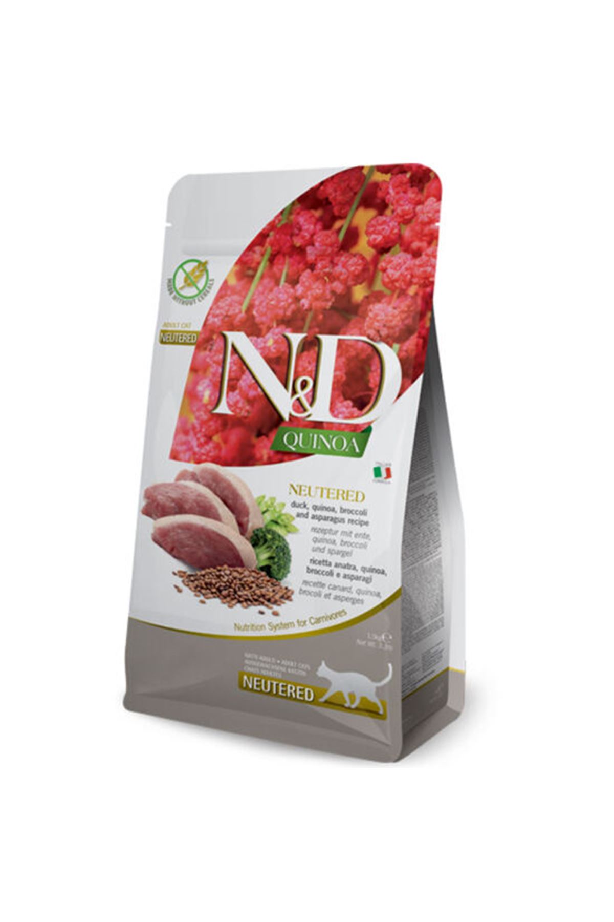 N&D Kısır Kedi Maması Ördekli Ve Kinoa 1.5 Kg