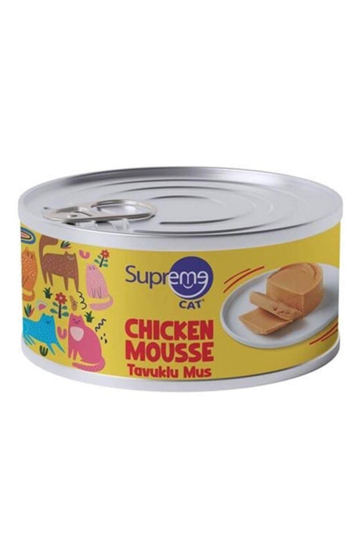 Supreme Kedi Yaş Maması Tavuklu 85 G