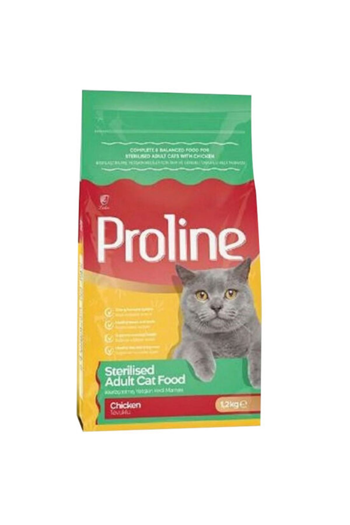 Proline Kısır Kedi Maması Tavuklu 1.2 Kg