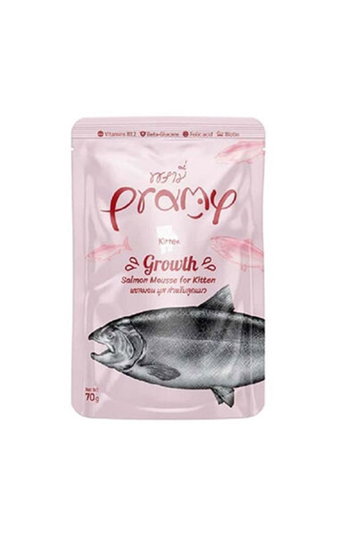 Pramy Kedi Maması Somonlu Mousse 70 G