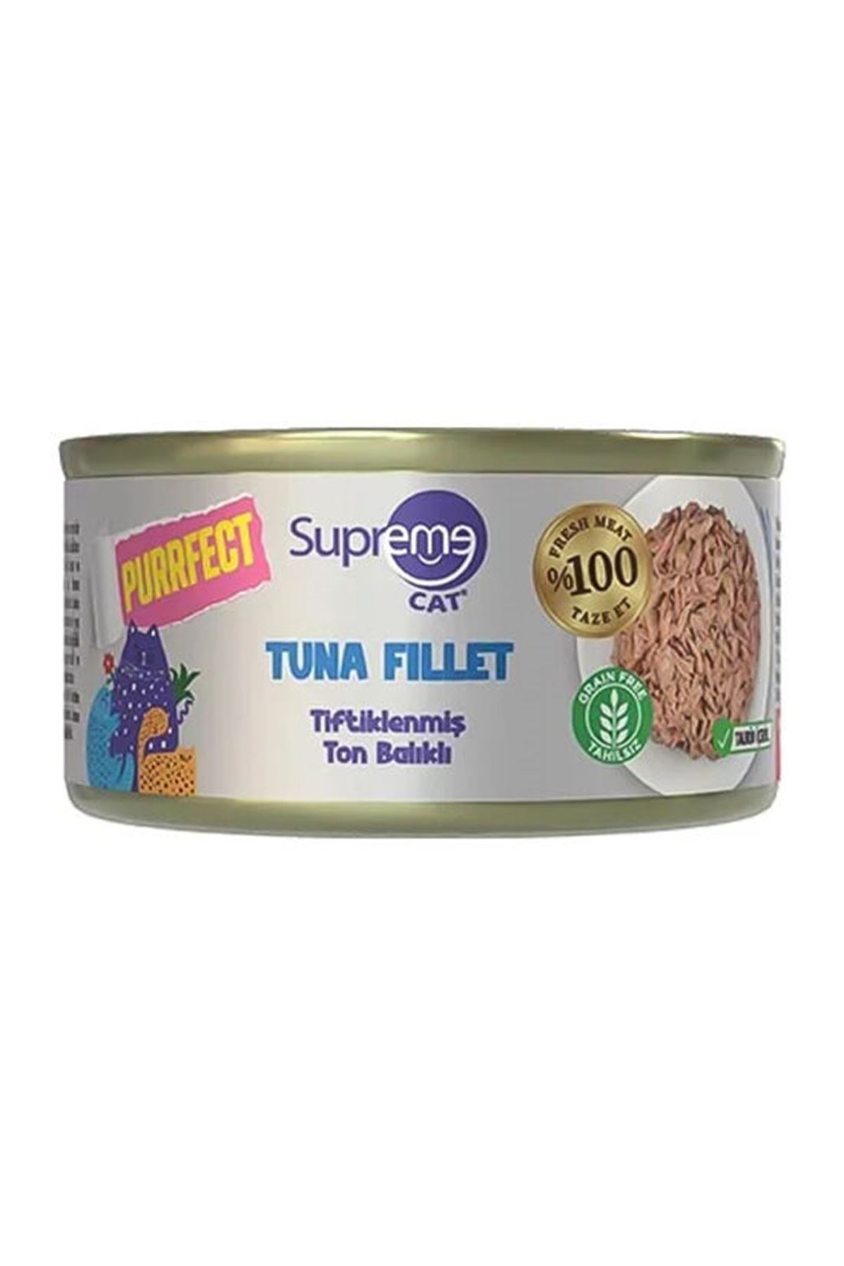 Supreme Kedi Yaş Maması Tiftik. Ton Balıklı 70 G