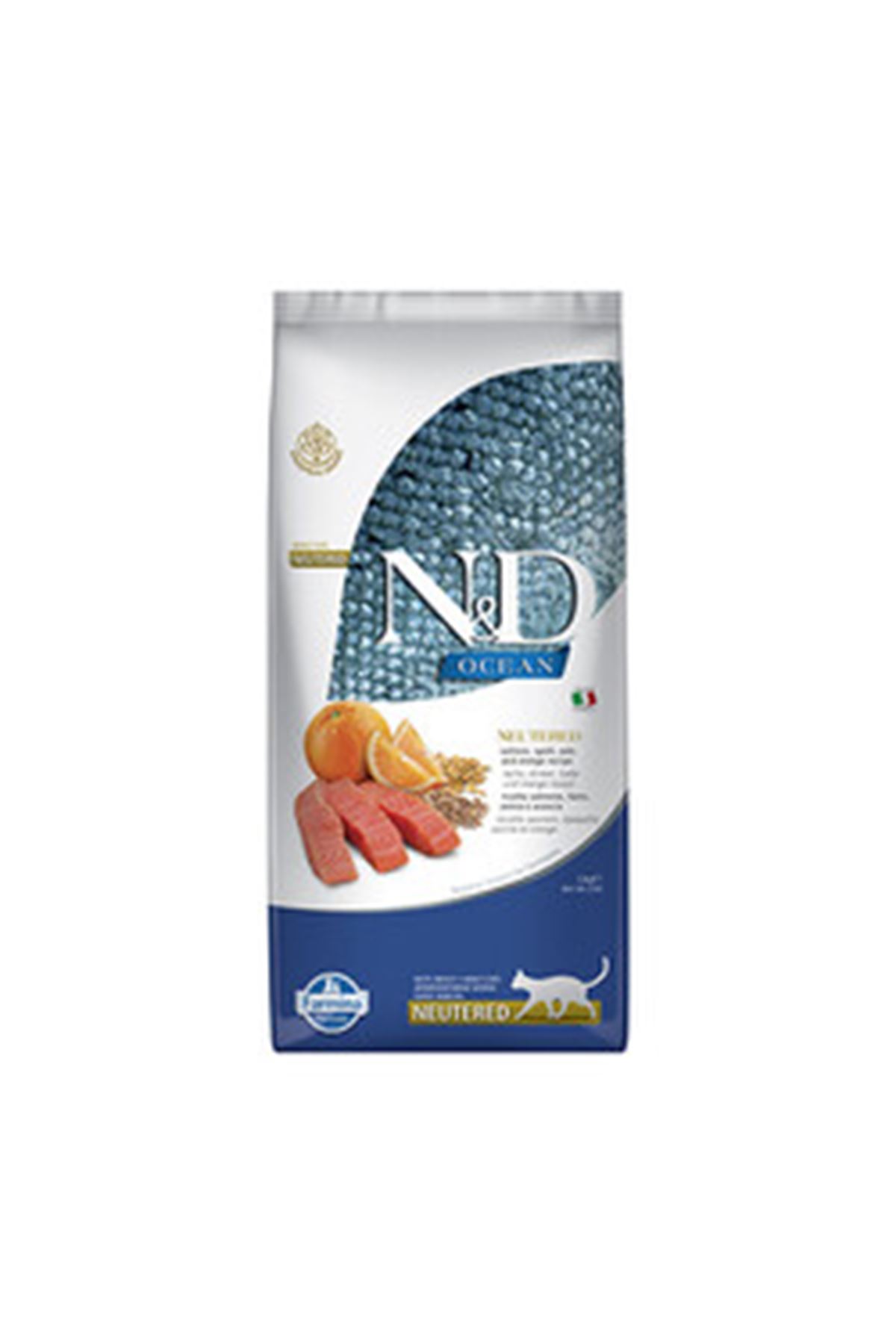N&D Kısır Kedi Maması Somonlu Ve Portakallı 10 Kg