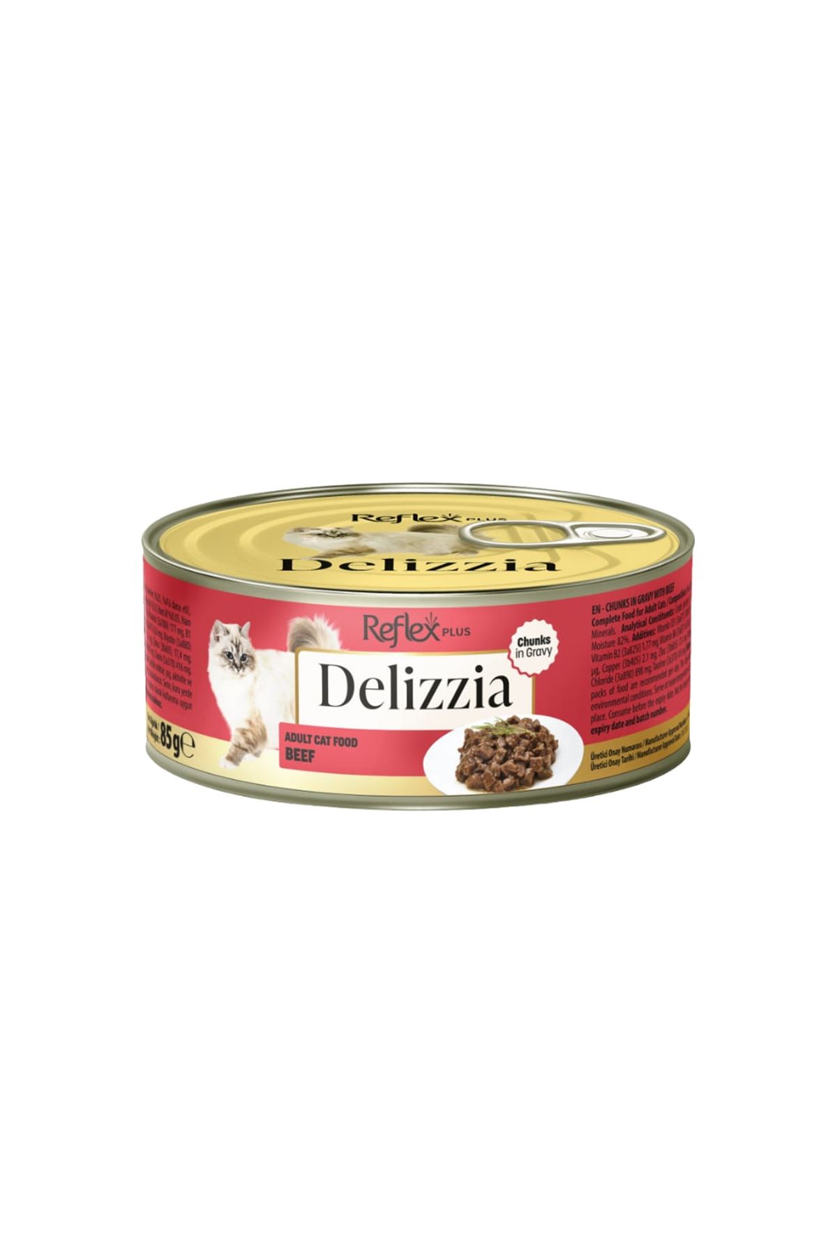 Reflex Plus Delizzia Kedi Maması Dana Etli 85 G