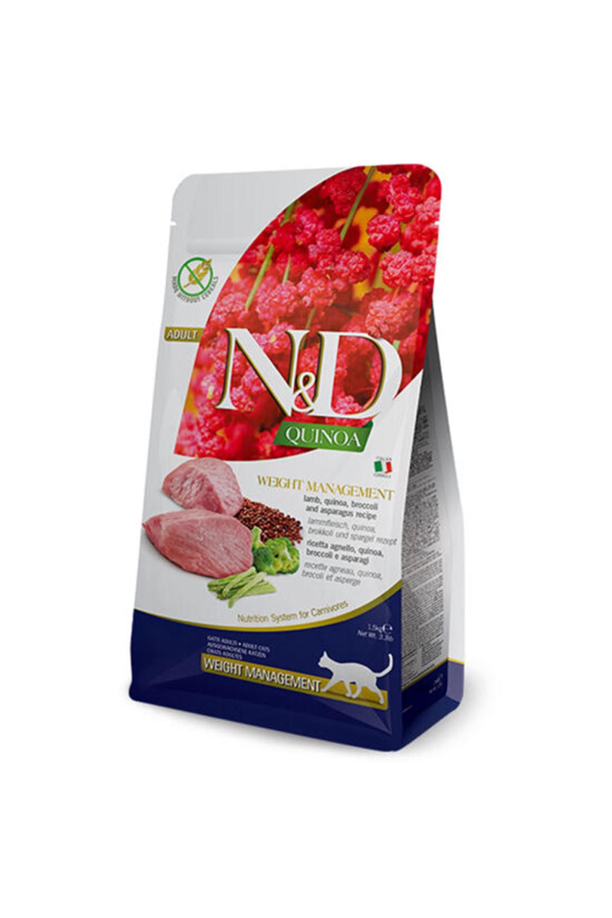 N&D Kedi Maması Kinoa,Kuzu Etli 1.5 Kg