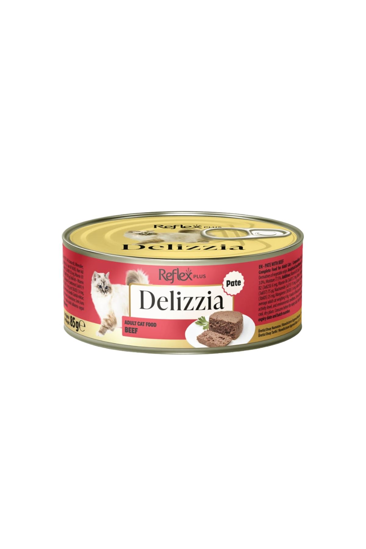 Reflex Plus Delizzia Kedi Maması Dana Etli 85 G