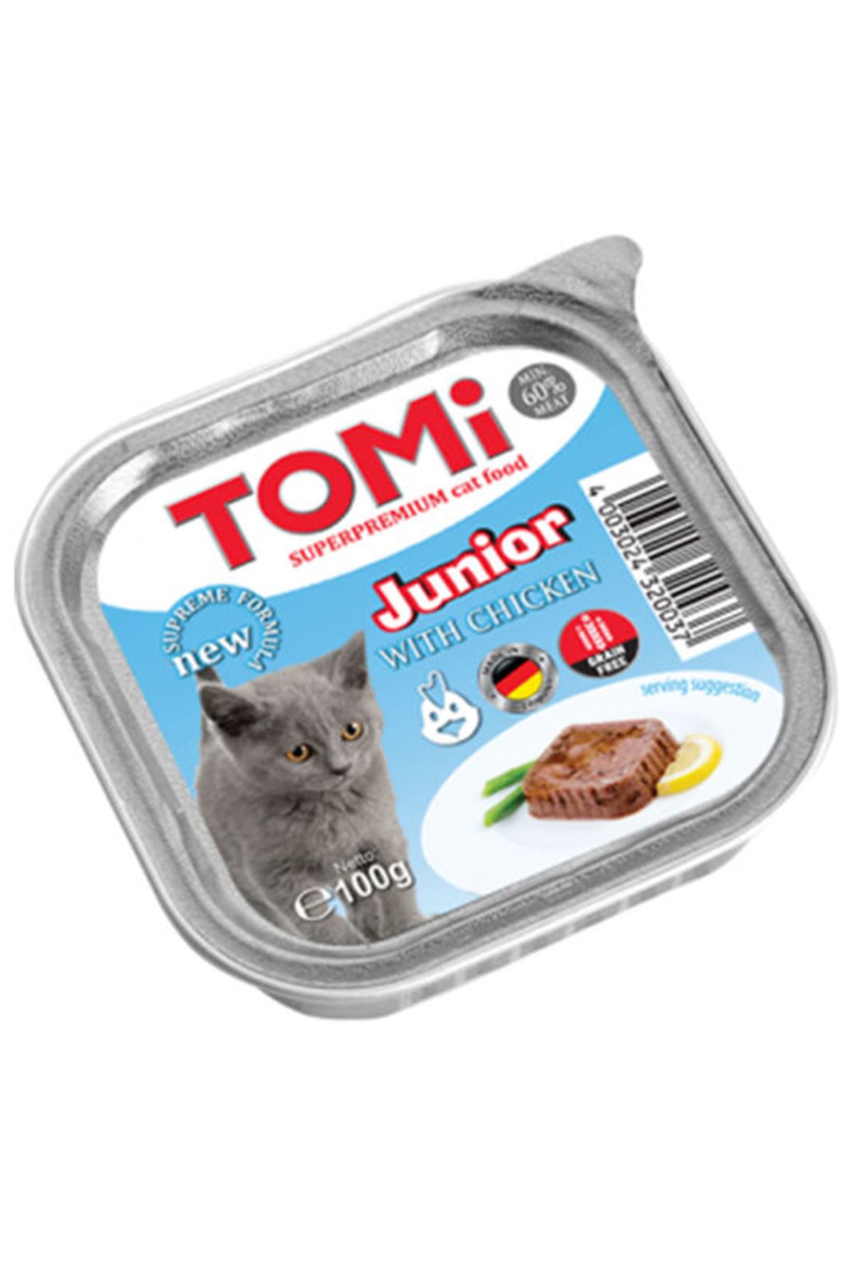 Tomi Yavru Kedi Yaş Maması Kümes Hayvanlı 100 G
