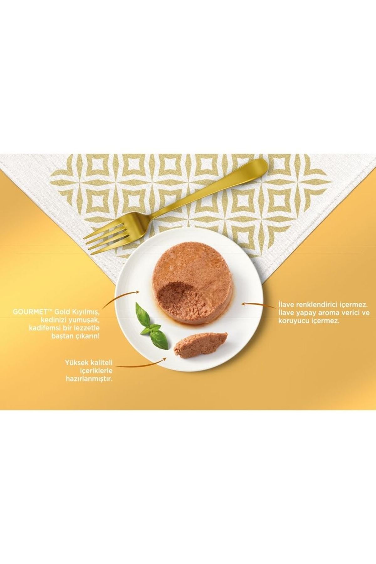 Gourmet Gold Kedi Yaş Maması Kıyılmış Etli 8*85 G