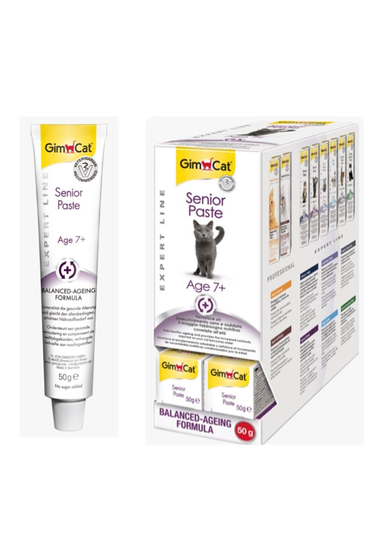 GimCat Yaşlı Kediler için Vitamin Macun 50G