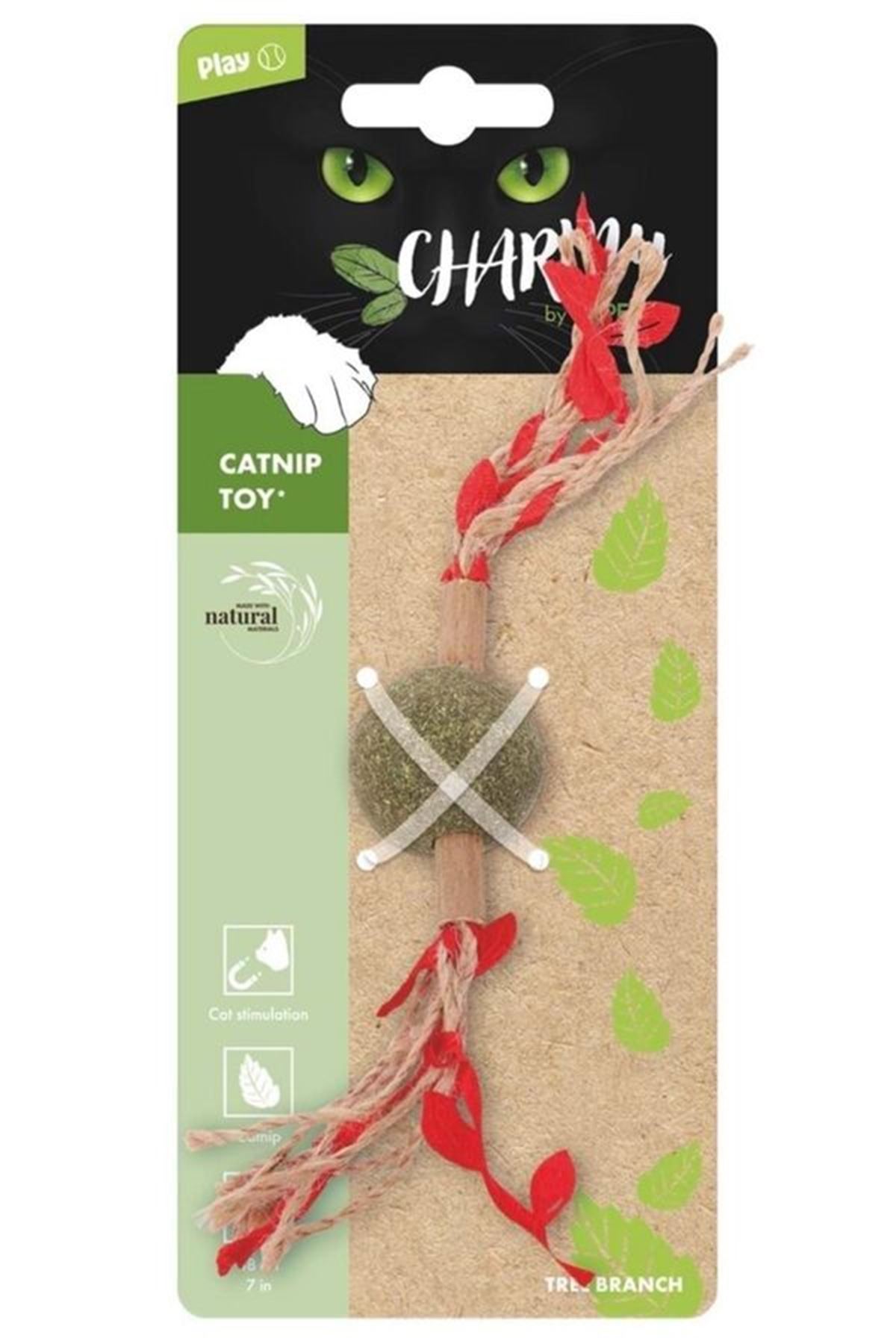 M-Pets Kedi Oyuncağı Charmy Brancy Catnipli Red