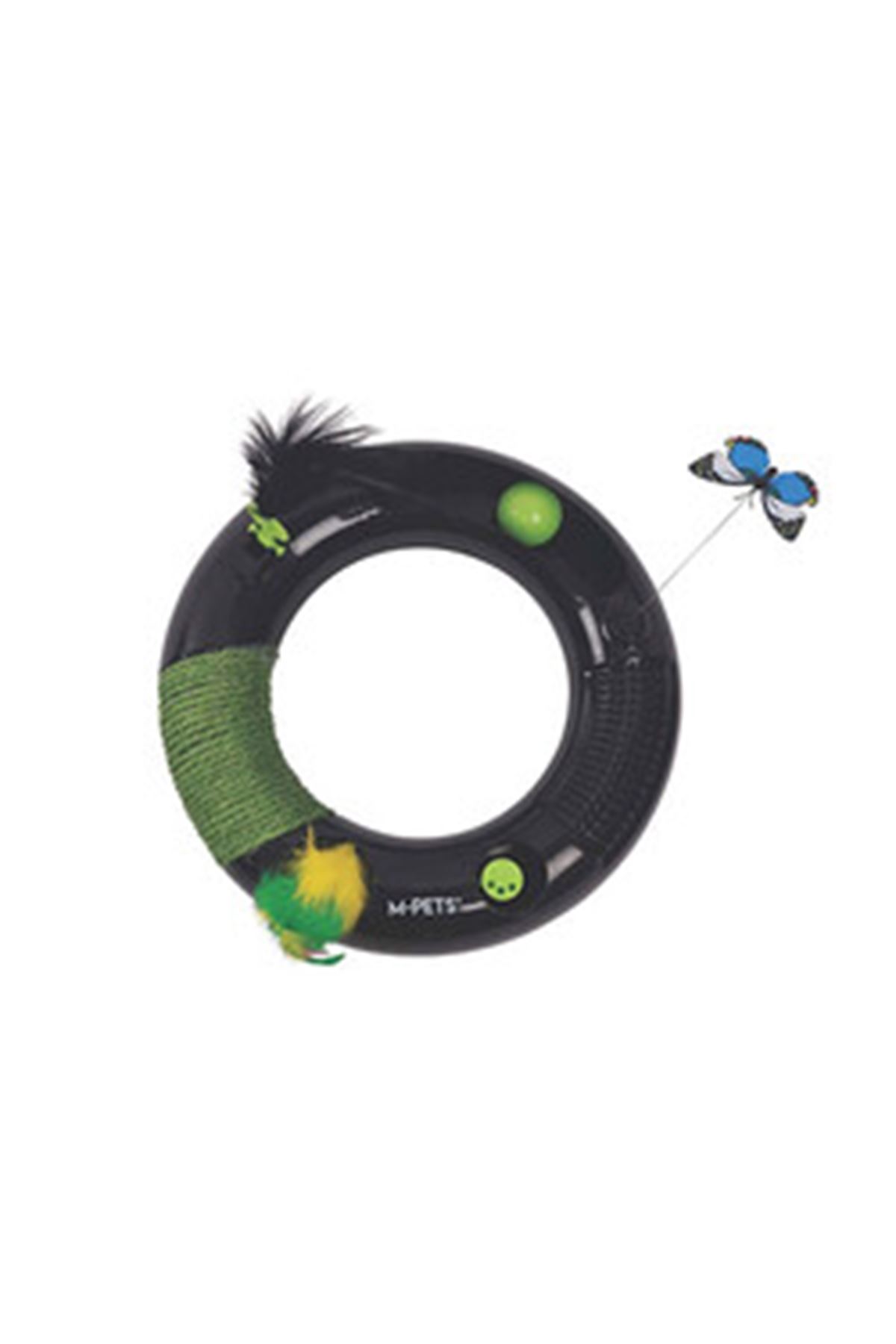 M-Pets Kedi Oyuncağı Halo Eco Siyah 30*30*5.5 Cm