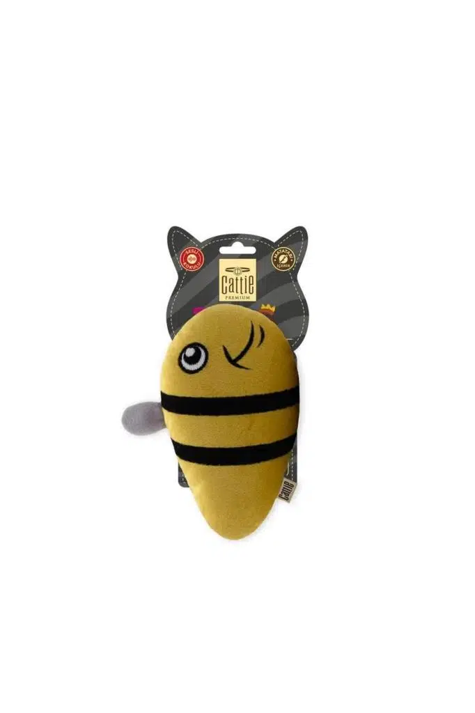 Cattie Kedi Oyuncağı Matatabili Peluş Arı 15 Cm