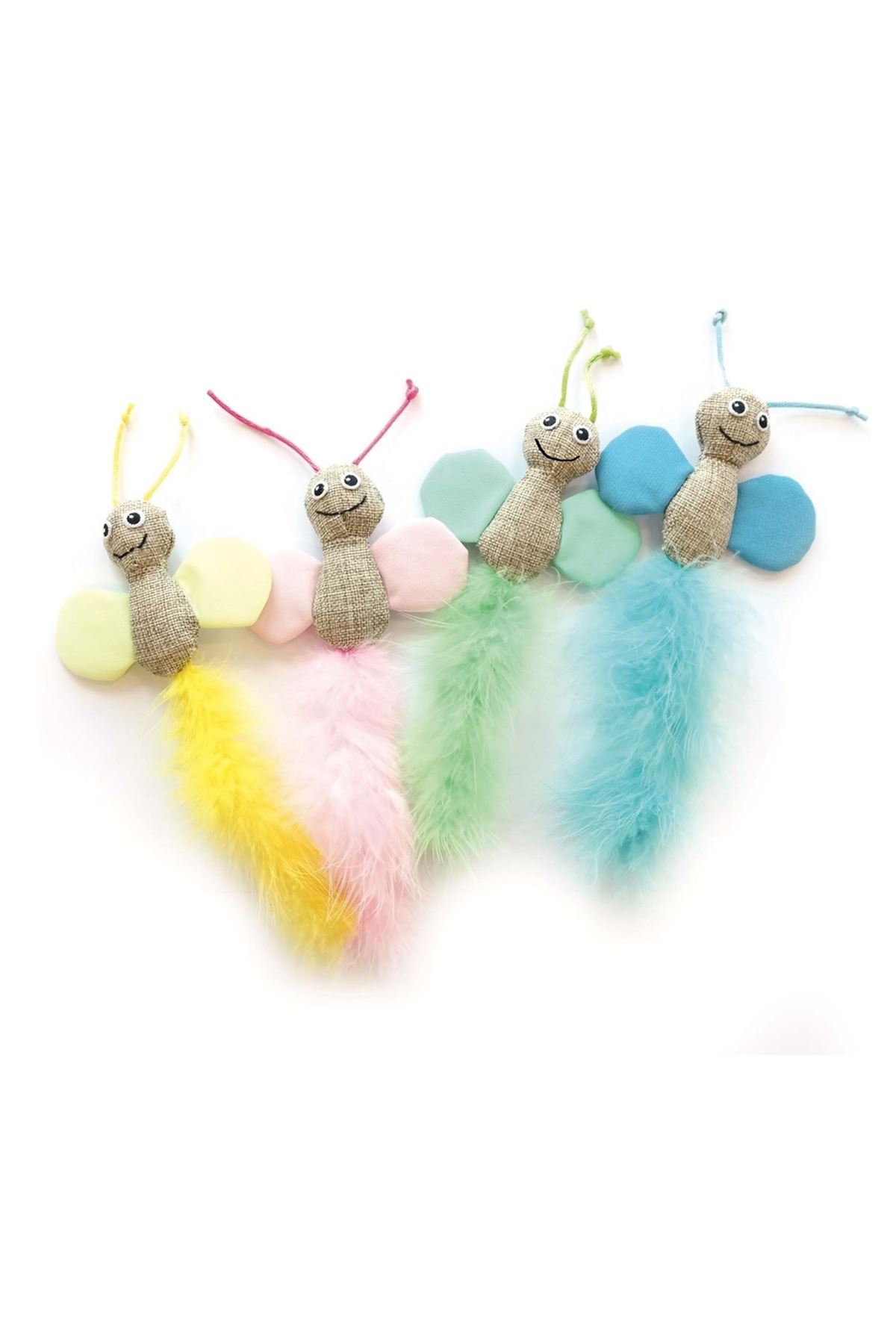 M-Pets Kedi Oyuncağı Kelebek Karışık Renkli