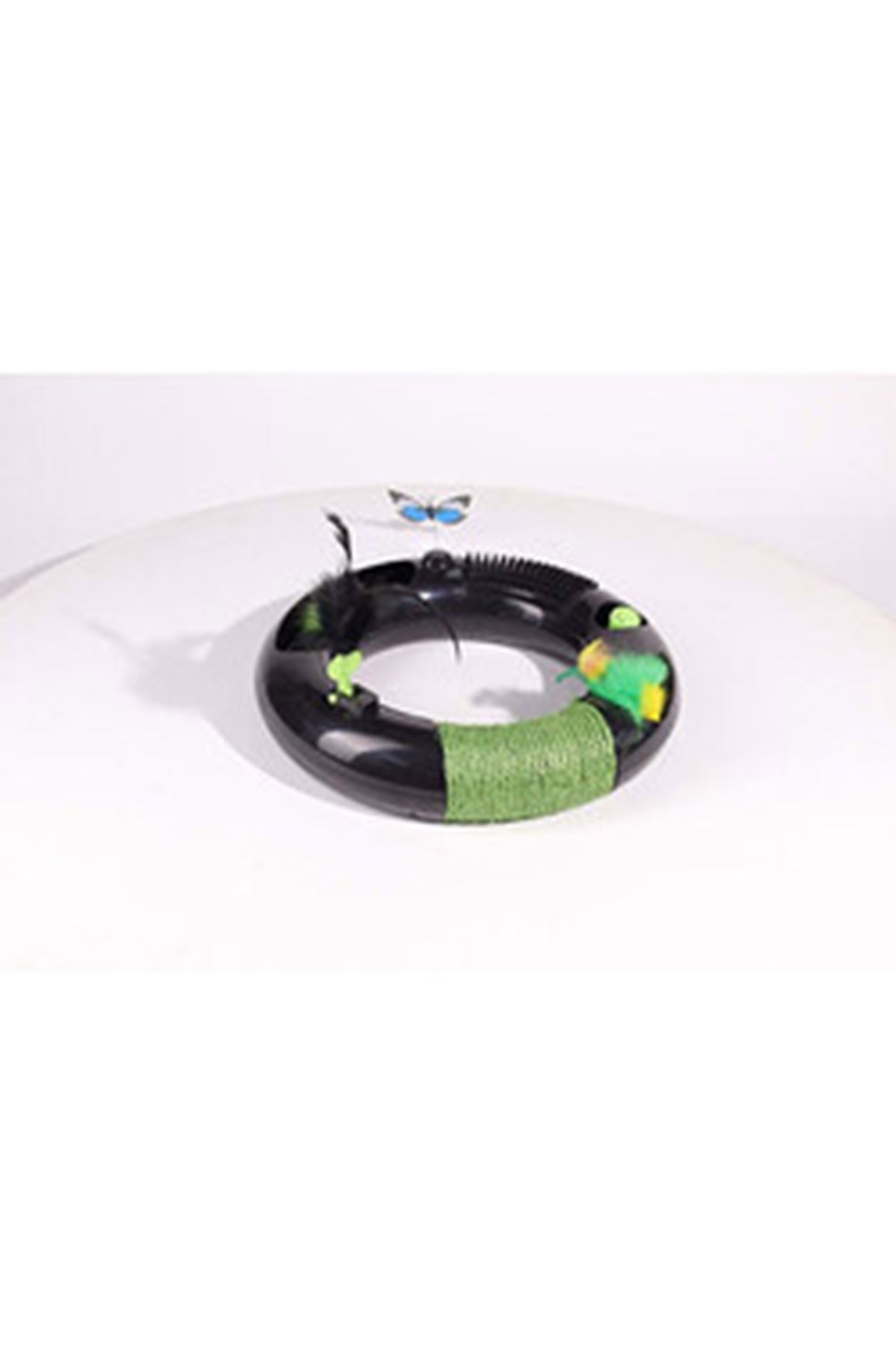 M-Pets Kedi Oyuncağı Halo Eco Siyah 30*30*5.5 Cm