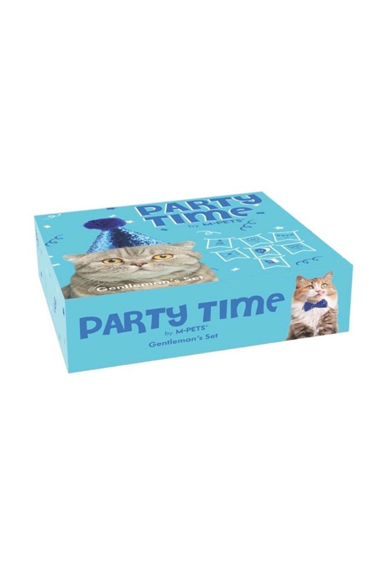 M-Pets Kedi Doğum Günü Seti Party Time 20*20*7 Cm