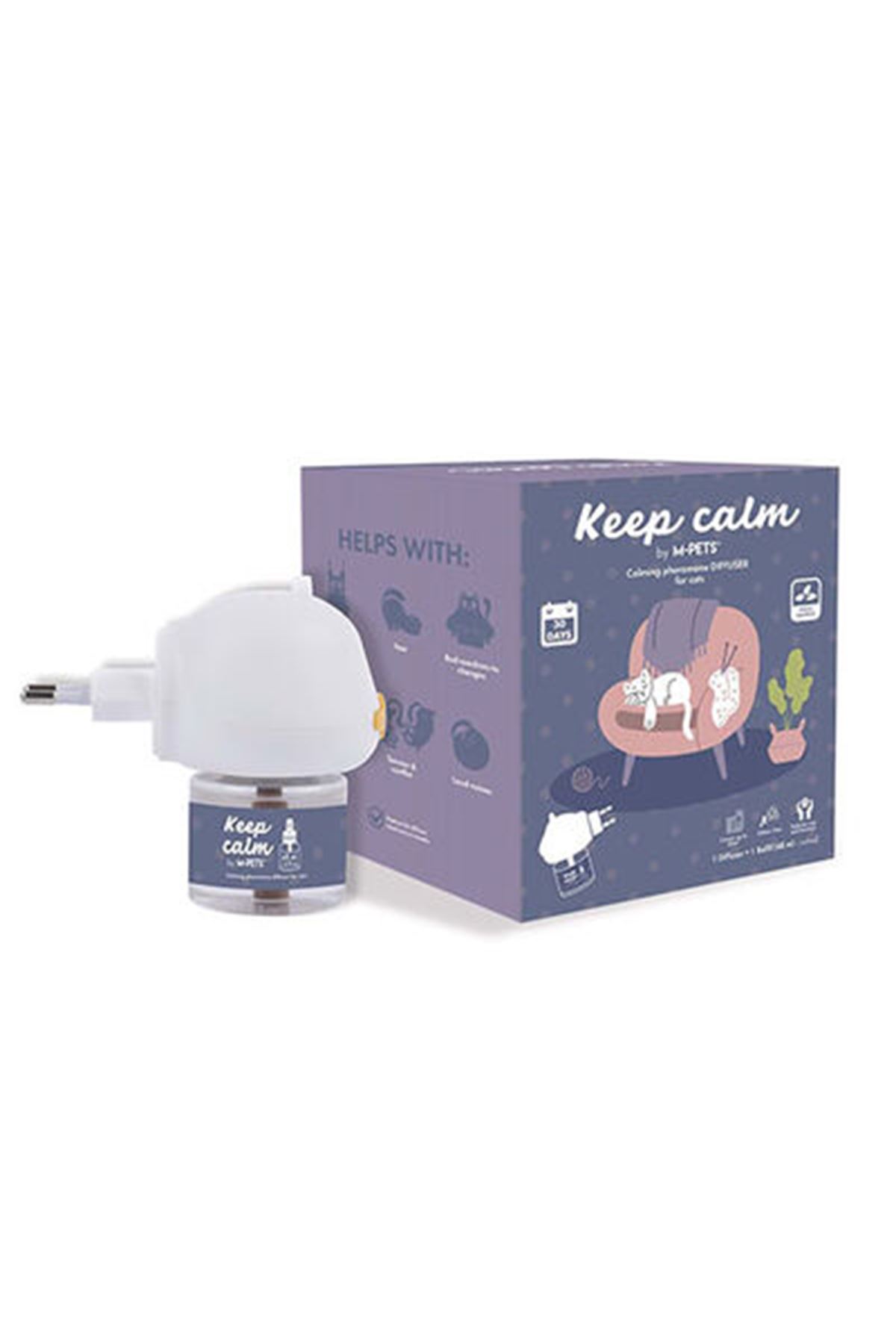 M-Pets Keep Calm Sakinleştirici Diffuser Set 48 Ml