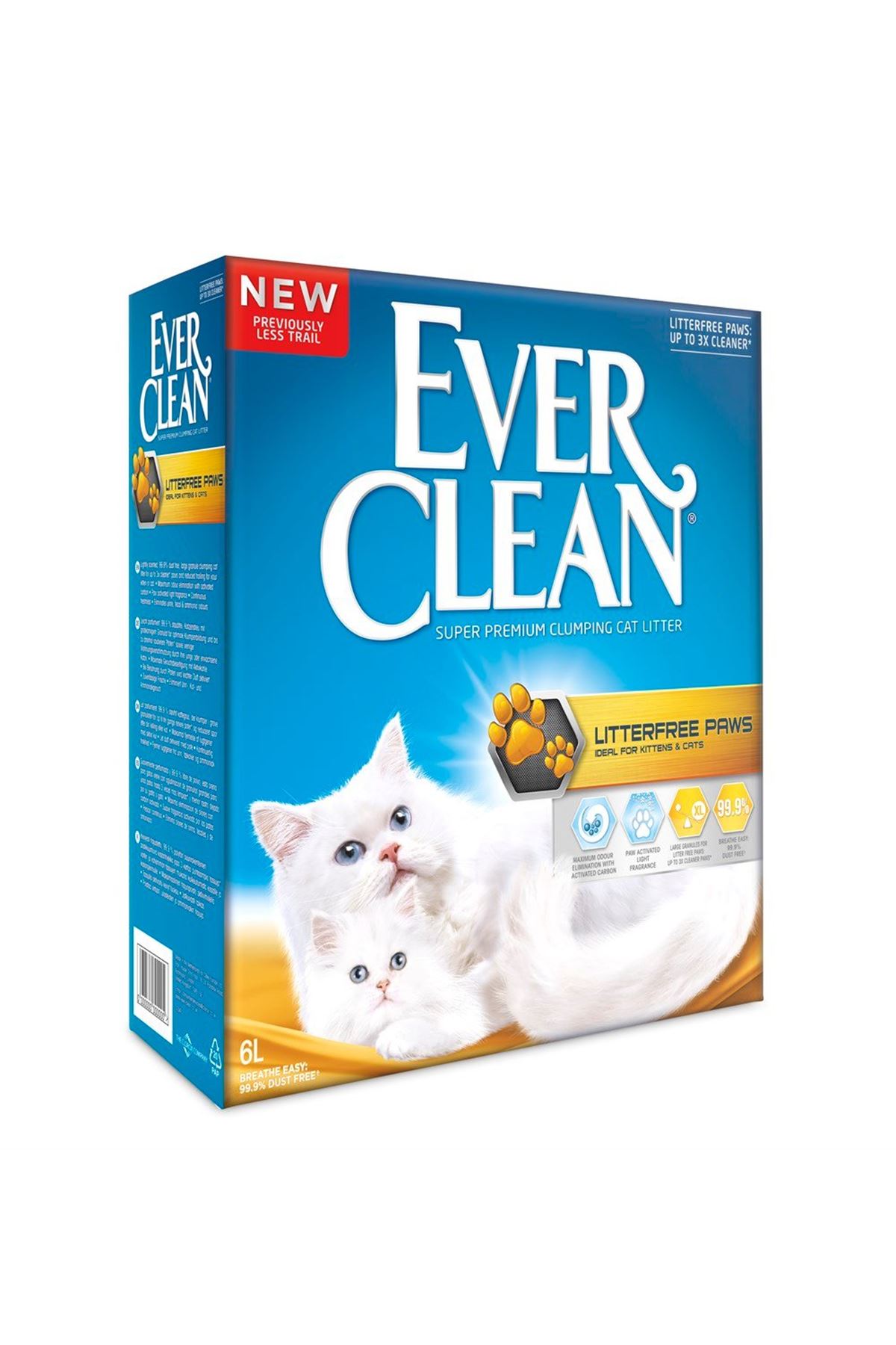 Ever Clean Kedi Kumu Patilere Yapışmayan  6 L